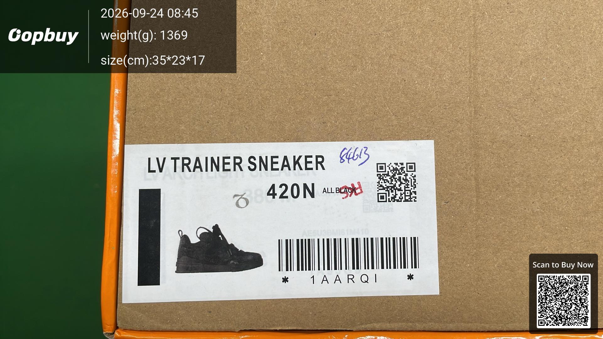Foto QC 2 de Louis Vuitton Skate Low White Black Stitching