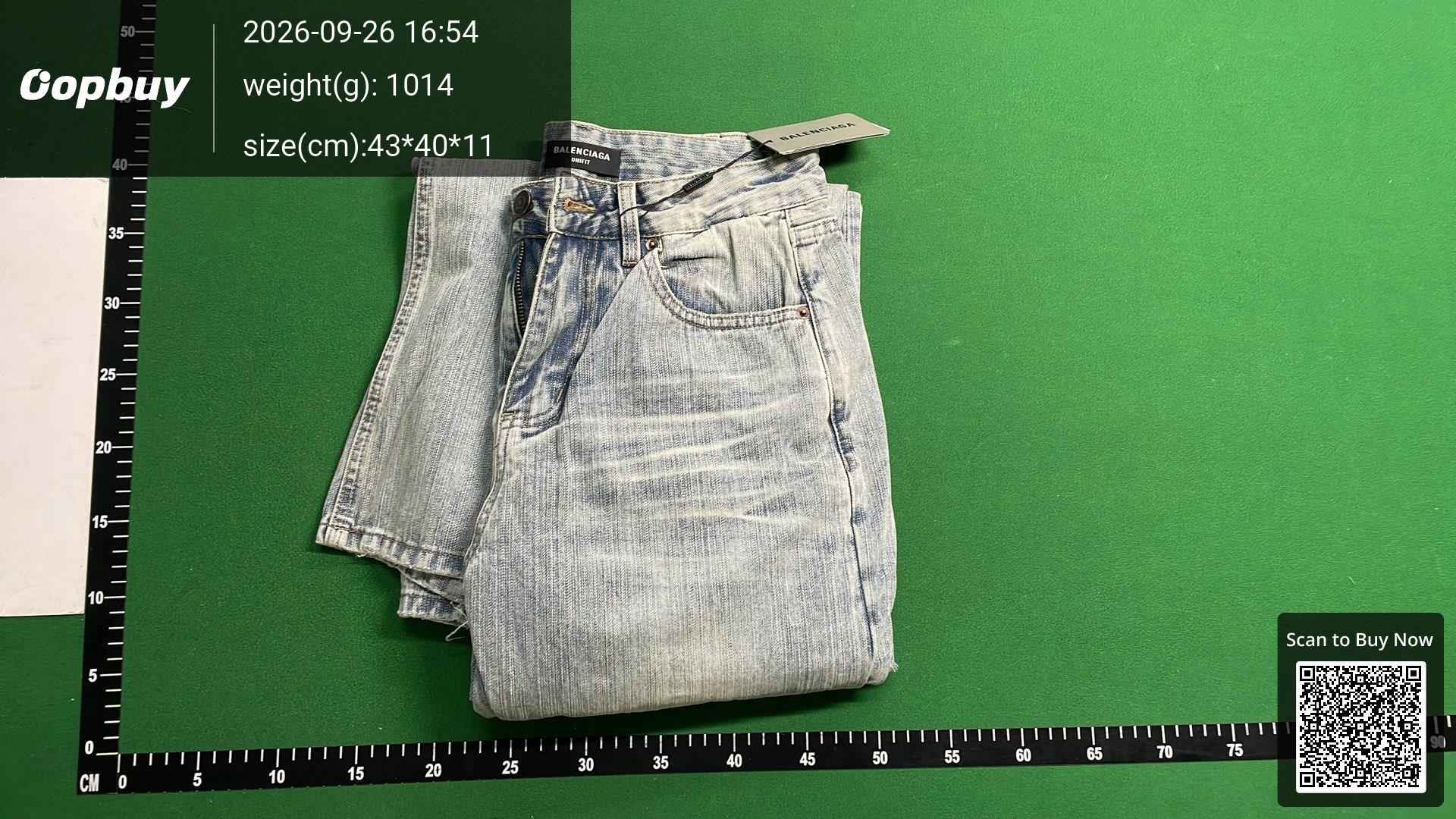 Foto QC 8 de Balenciaga Jeans Baggy Washed Light Blue