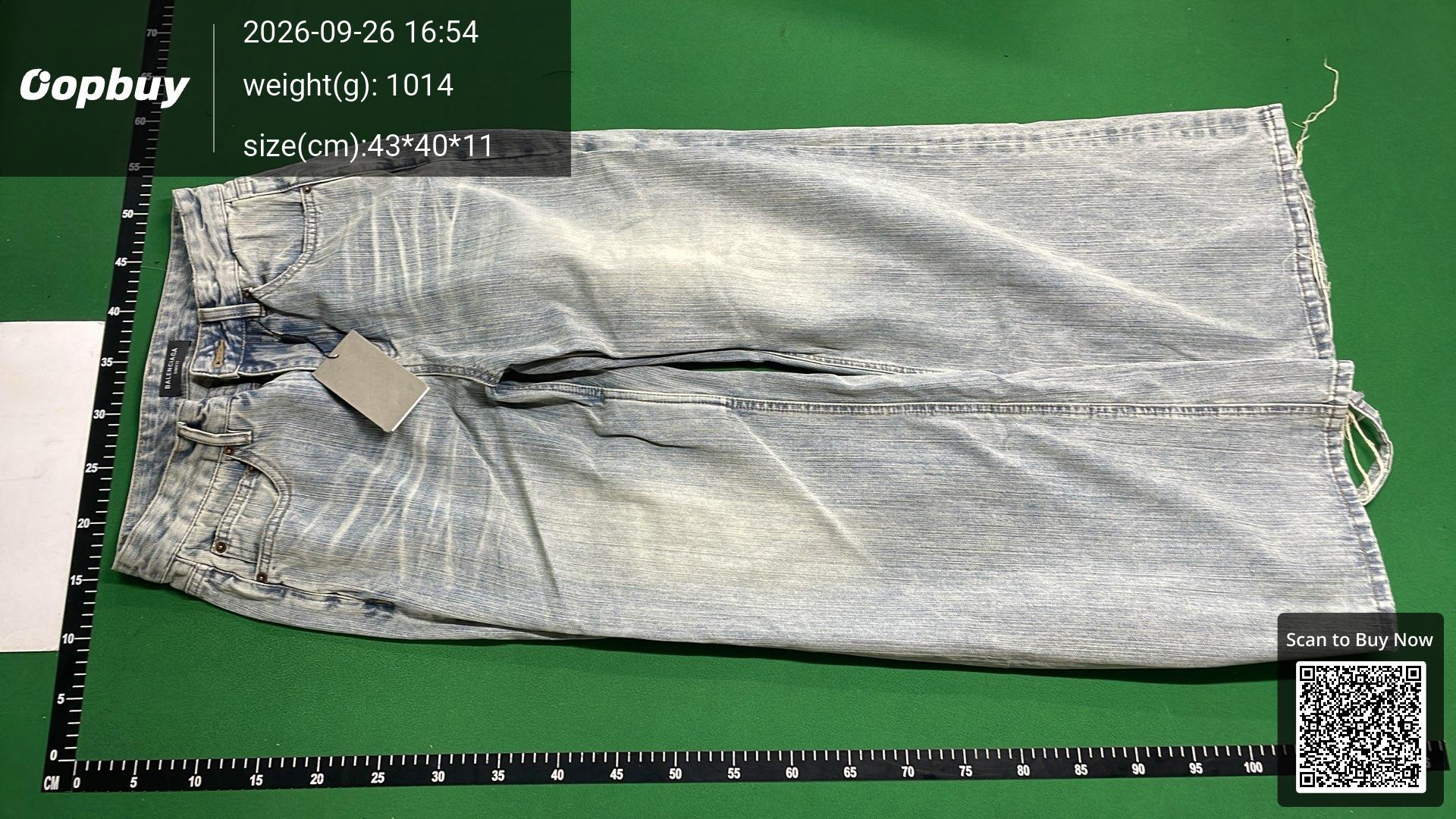 Foto QC 6 de Balenciaga Jeans Baggy Washed Light Blue