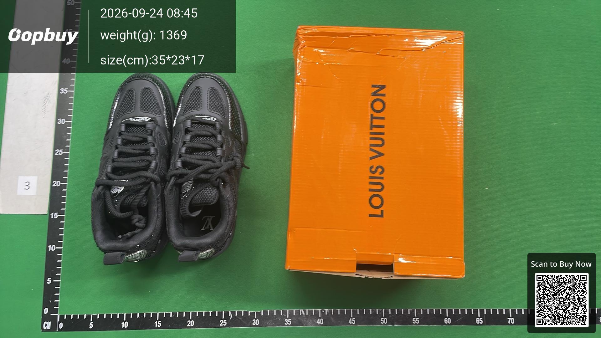 Foto QC 1 de Louis Vuitton Skate Low White Black Stitching