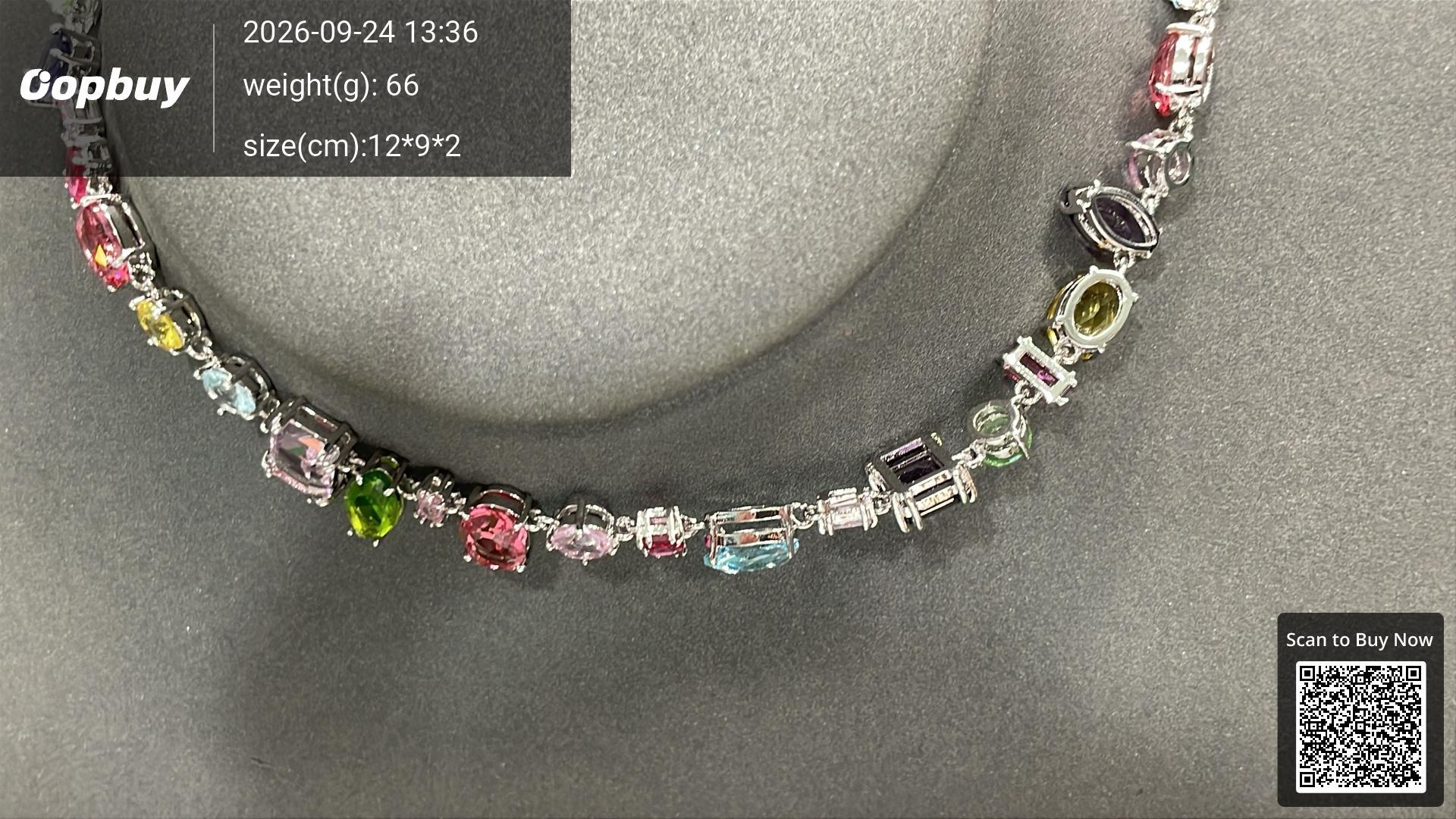 Foto QC 2 de Swarovski Gema Necklace Metal Crystal Multicolor