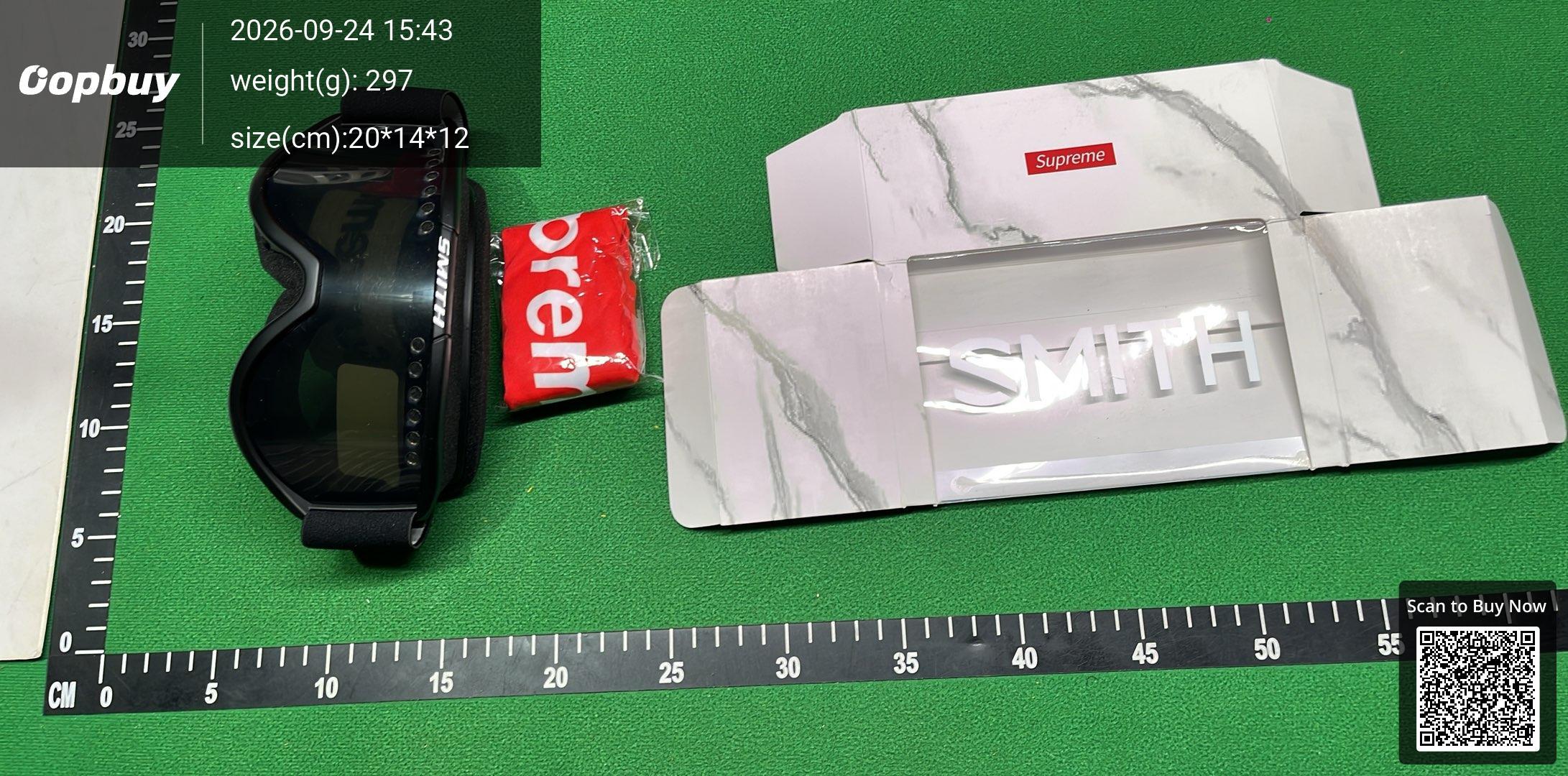 Foto QC 3 de Supreme Smith Cariboo OTG Goggles Blue