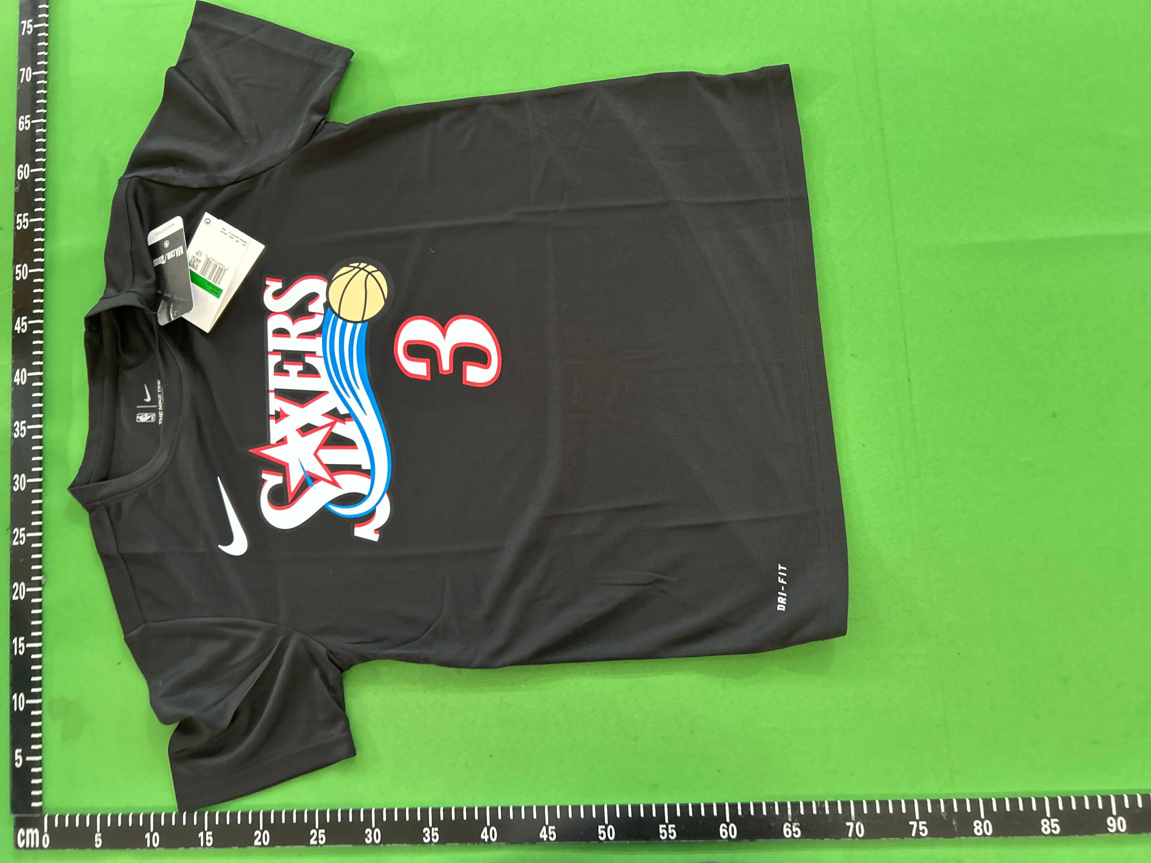 Foto QC 8 de Nike NBA Philadelphia 76ers Dri-FIT T-shirt Allen Iverson #3 Blue