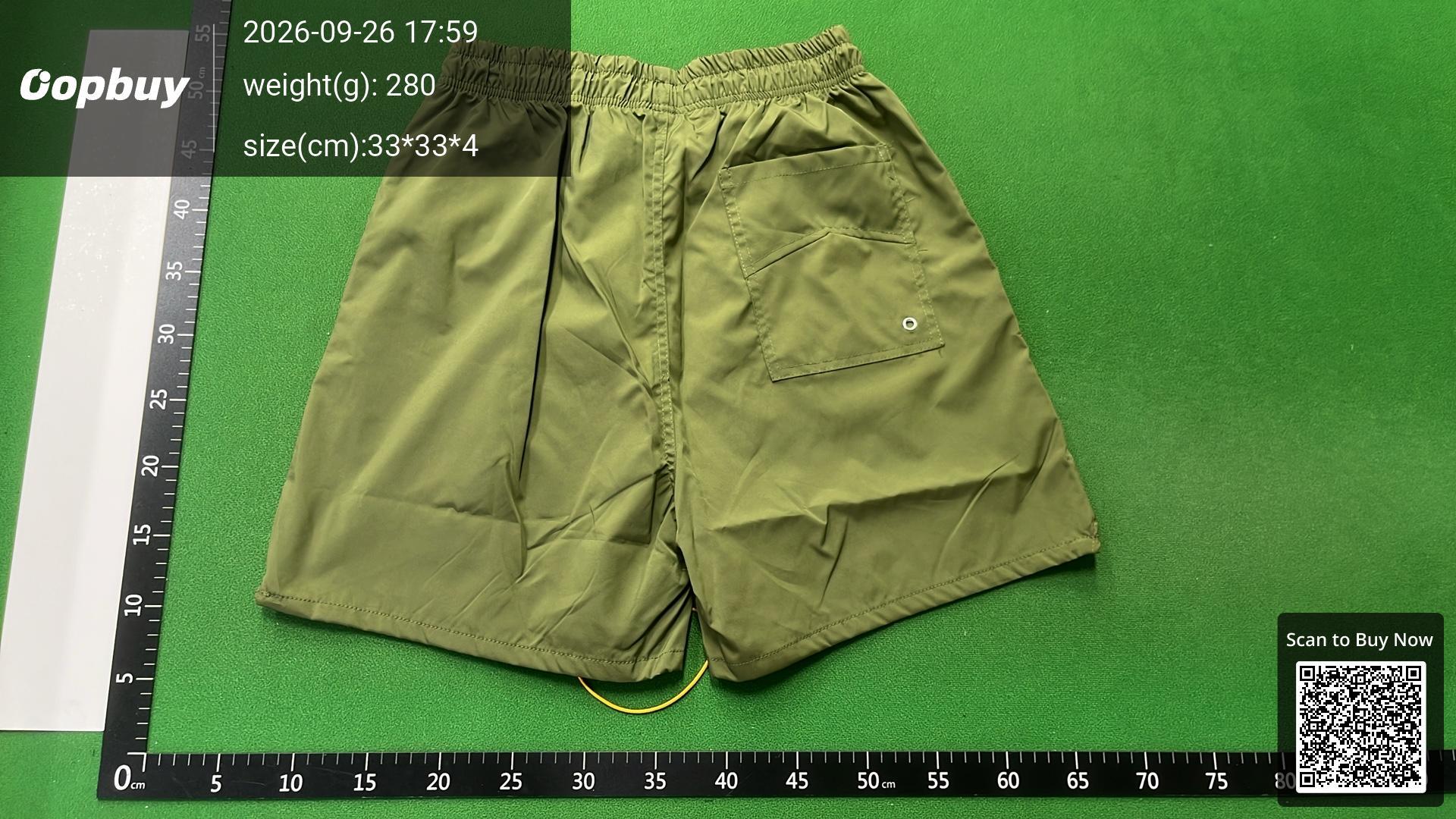 Foto QC 7 de Rhude Shorts Script Logo Jacquard Knit Blue