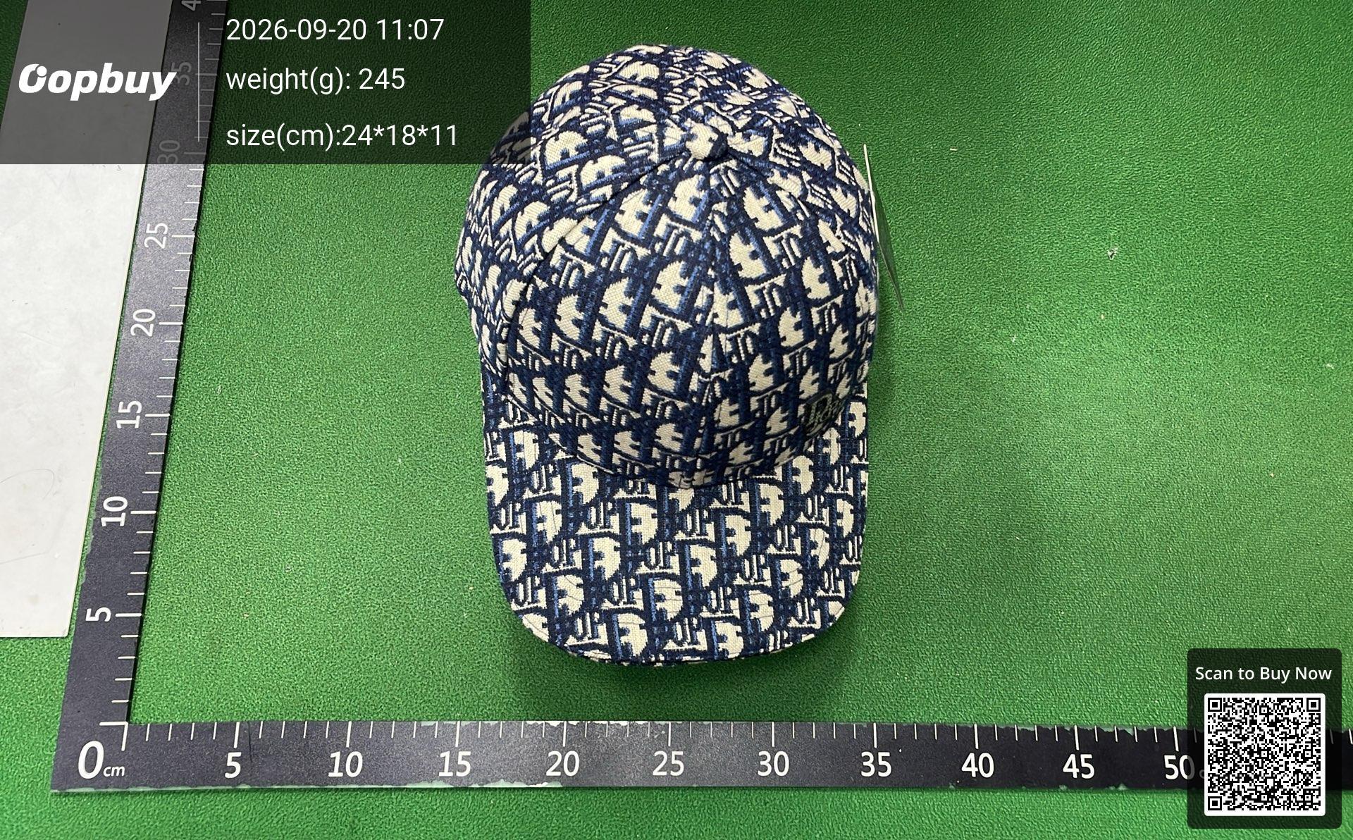 Foto QC 4 de Dior Oblique Cap Pink