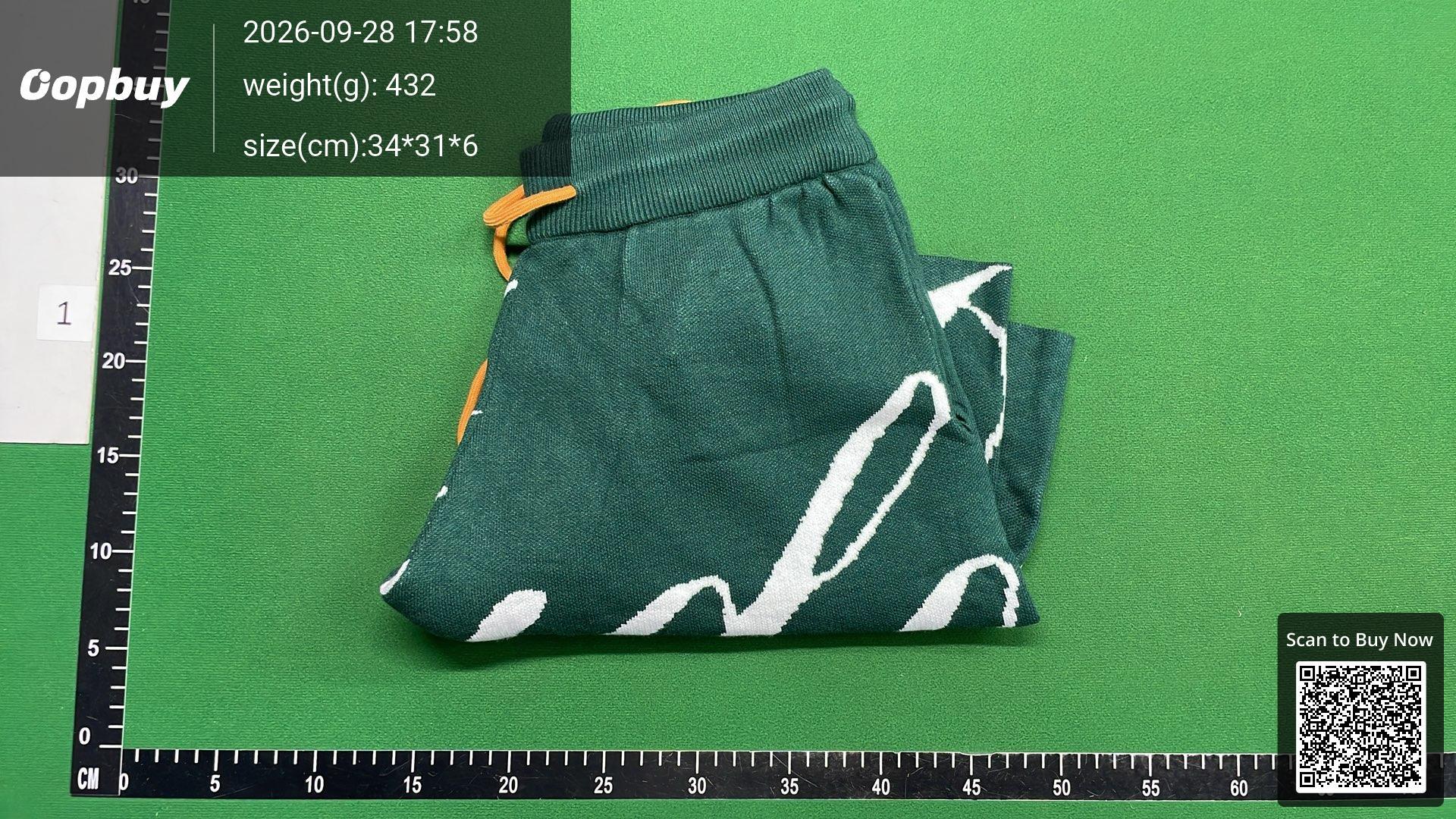 Foto QC 4 de Rhude Shorts Script Logo Jacquard Knit Blue