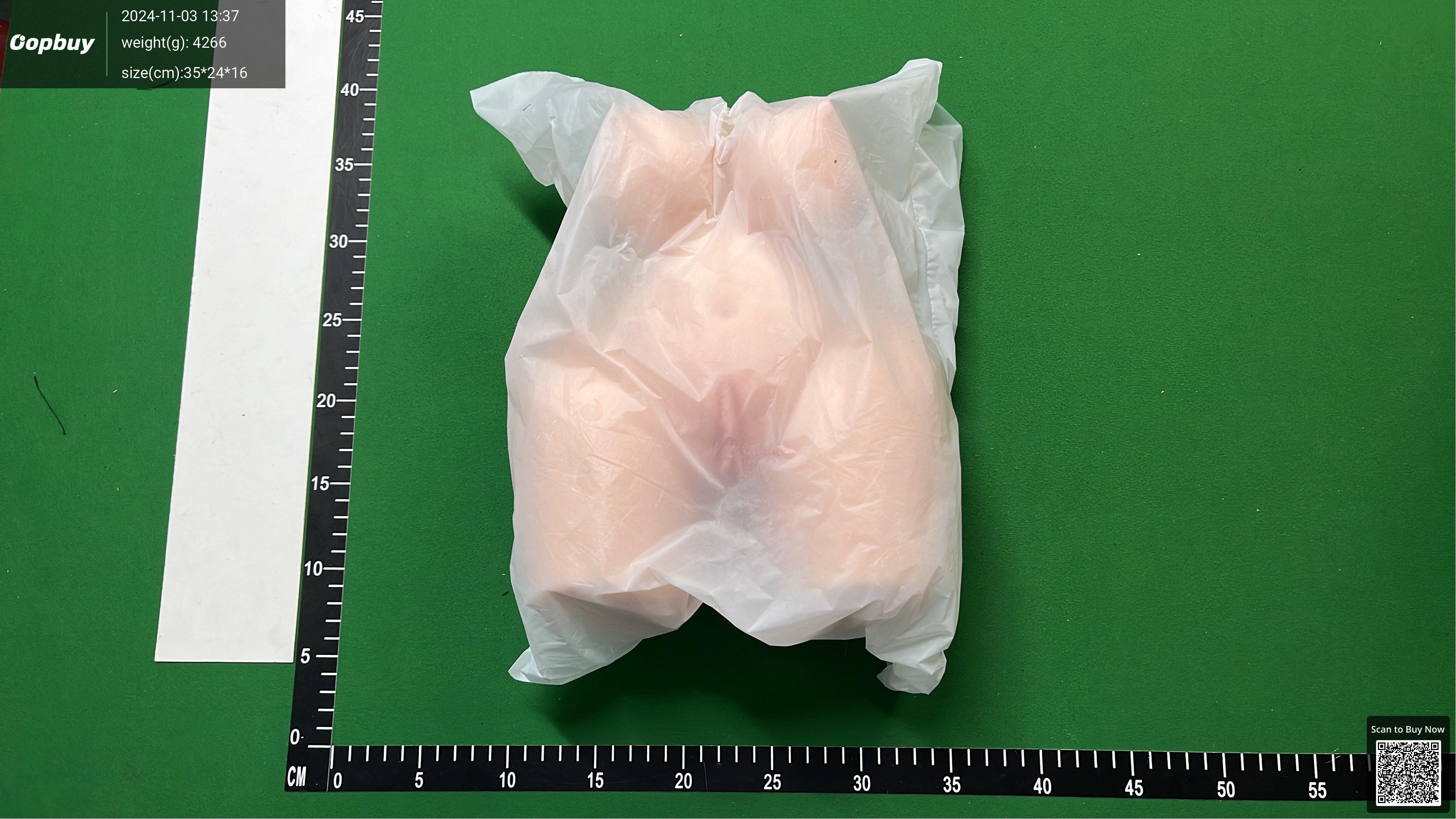 Foto QC 1 de Other Realistic Half Body Silicone Masturbator Doll (55cm)