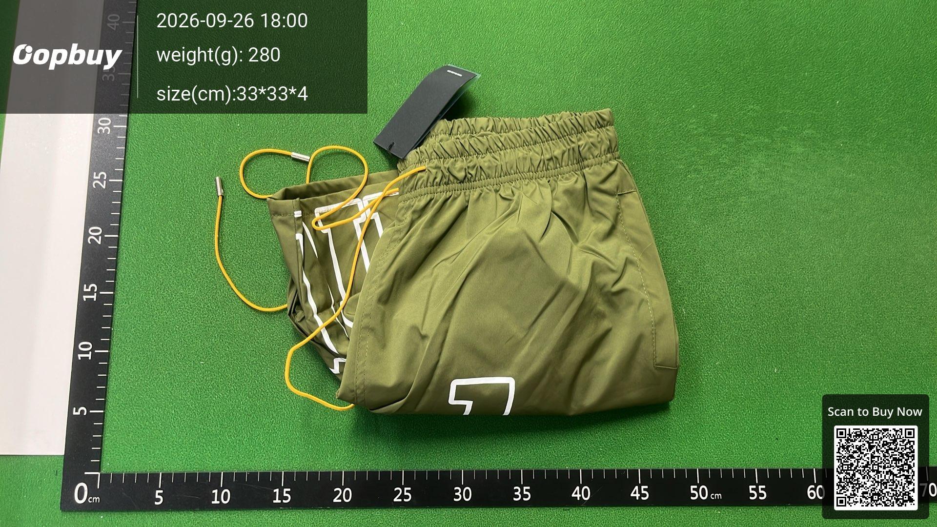 Foto QC 8 de Rhude Shorts Script Logo Jacquard Knit Blue