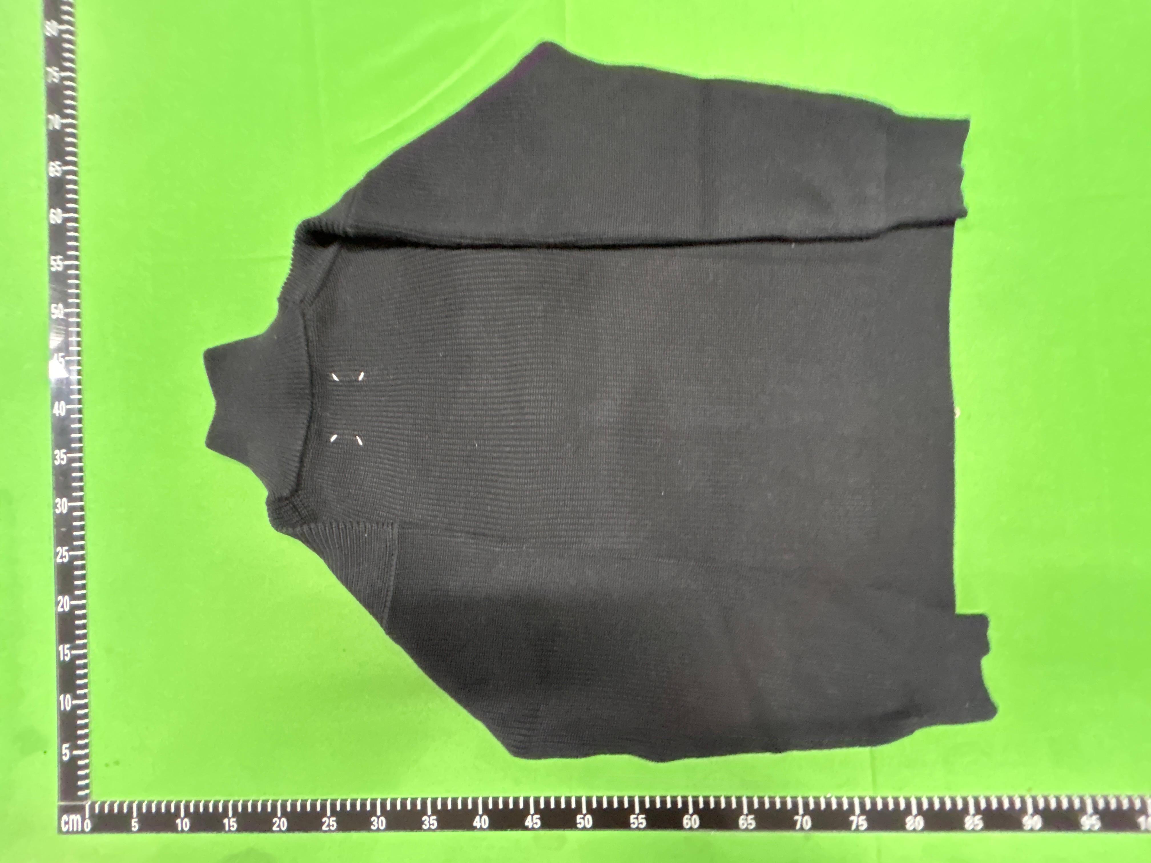 Foto QC 8 de Maison Margiela Zip Sweater Heavyweight Ribbed Double Zip Dark Grey