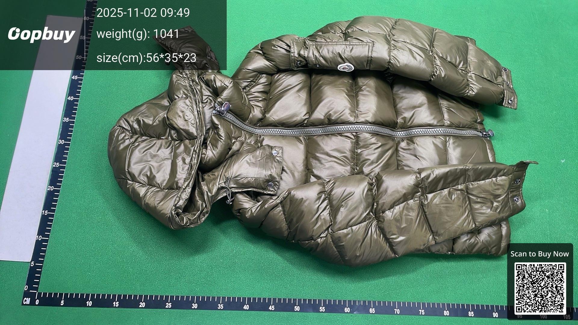 Foto QC 6 de Moncler Hybrid Puffer Jacket Down Hooded Black