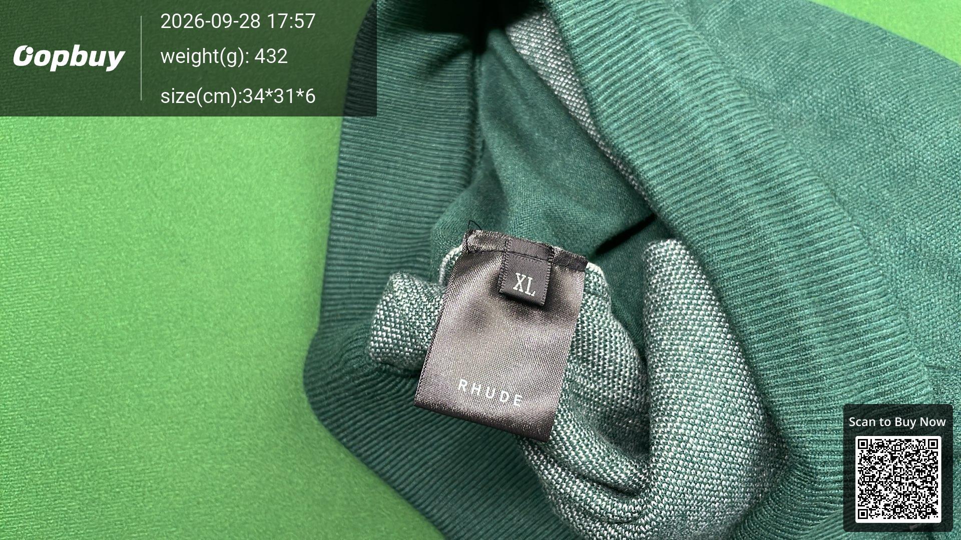 Foto QC 1 de Rhude Shorts Script Logo Jacquard Knit Blue