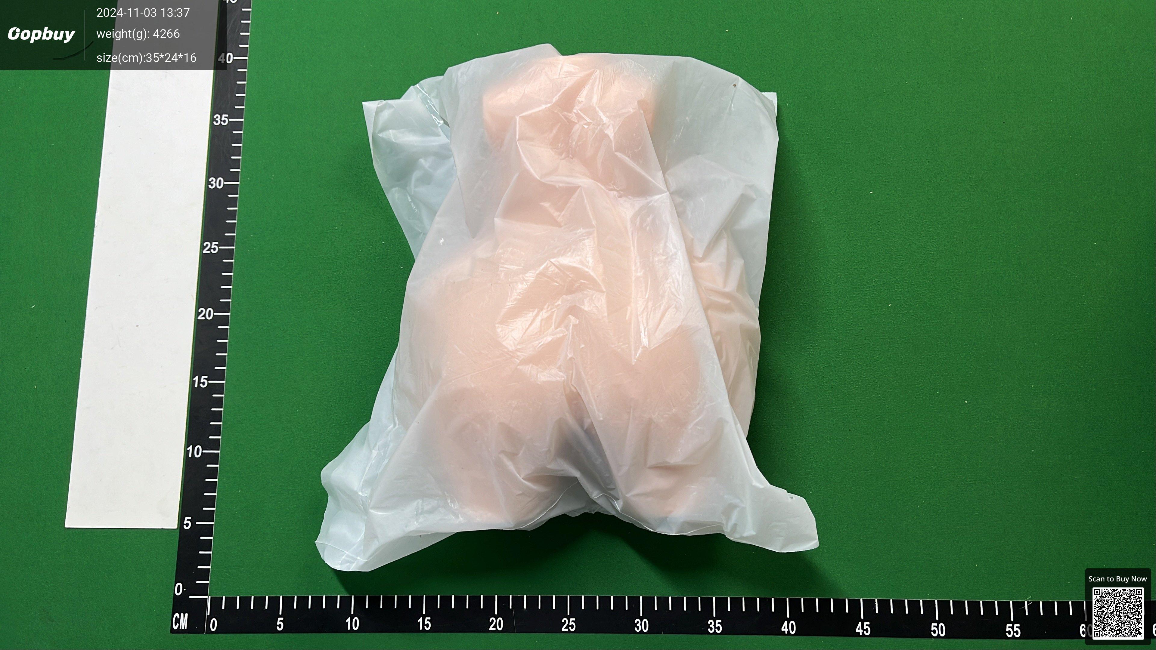 Foto QC 2 de Other Realistic Half Body Silicone Masturbator Doll (55cm)