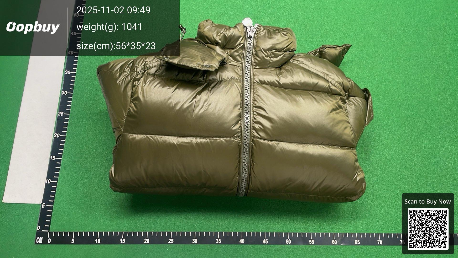 Foto QC 8 de Moncler Hybrid Puffer Jacket Down Hooded Black