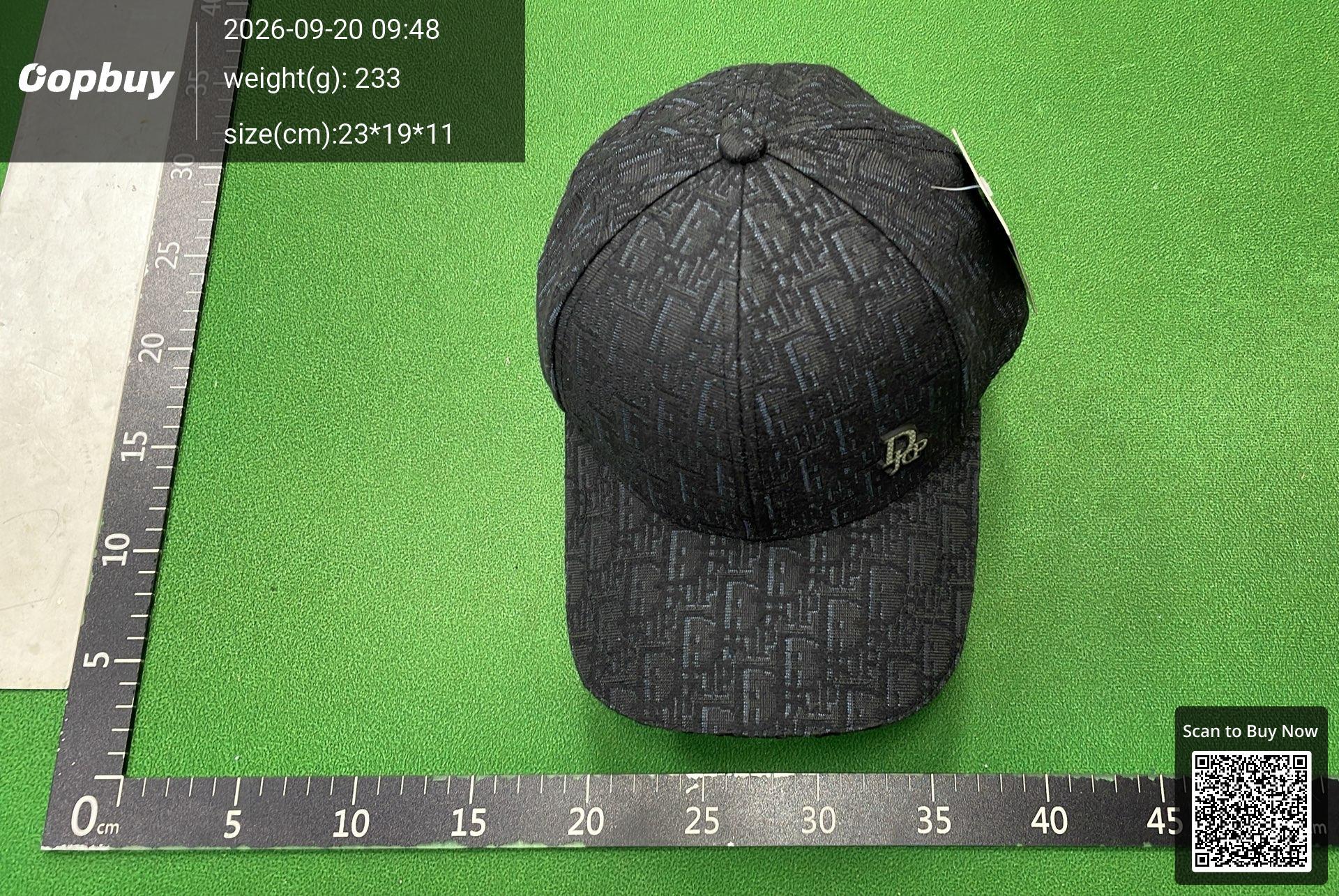 Foto QC 7 de Dior Oblique Cap Pink