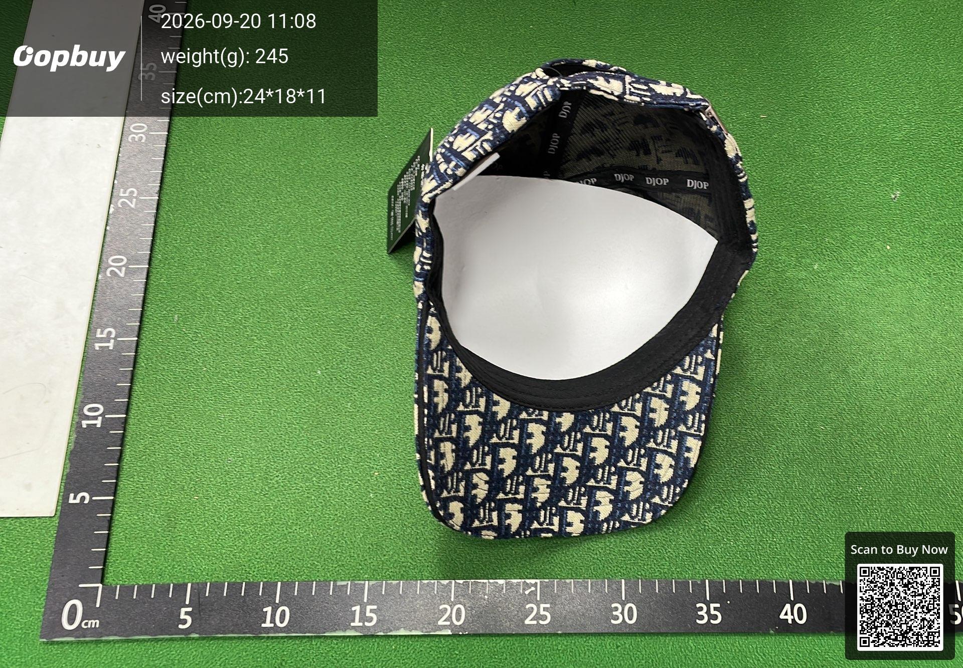 Foto QC 6 de Dior Oblique Cap Pink