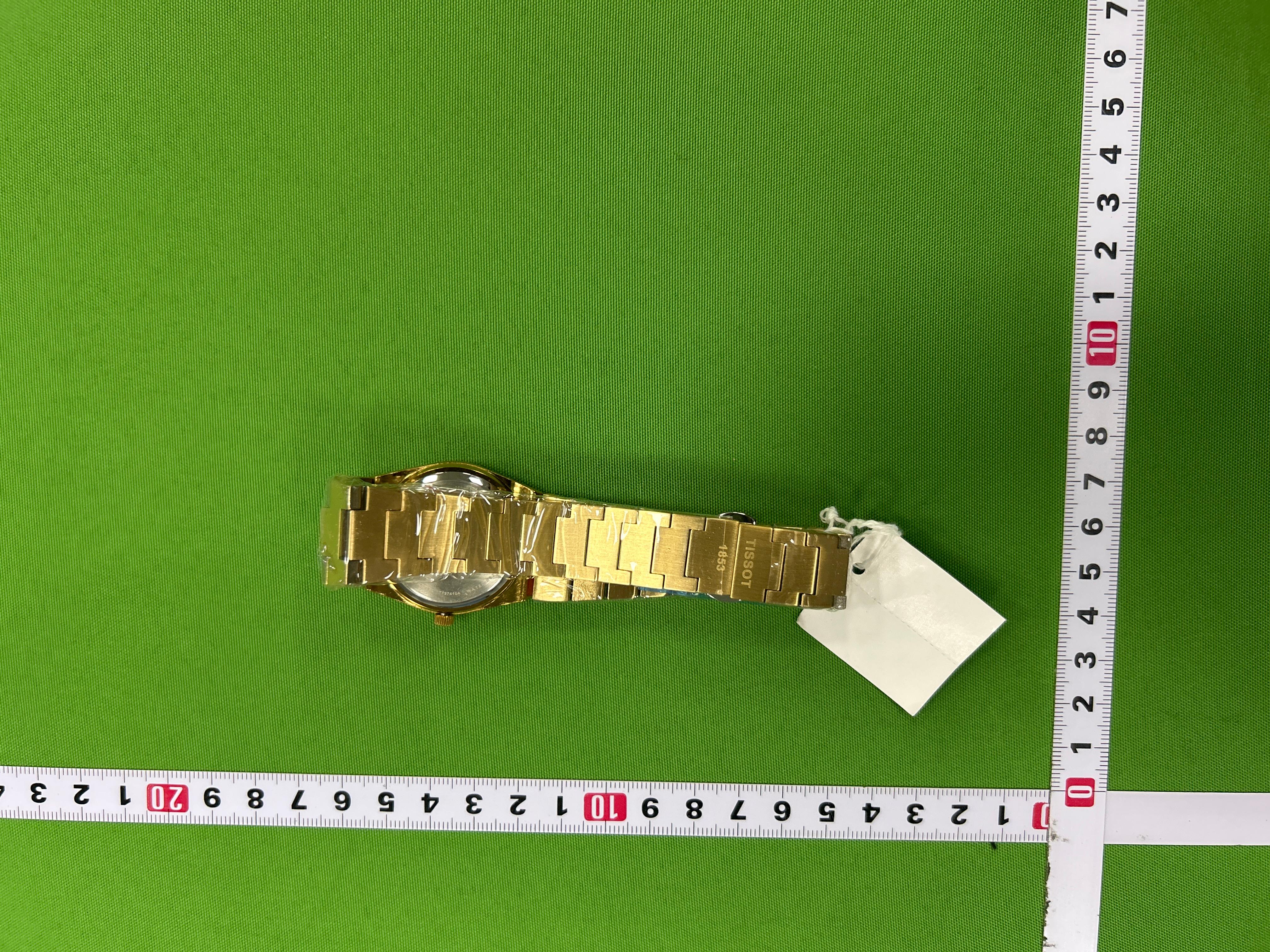 Foto QC 5 de Generic Quartz Gold-Tone Plaid Dial 35mm
