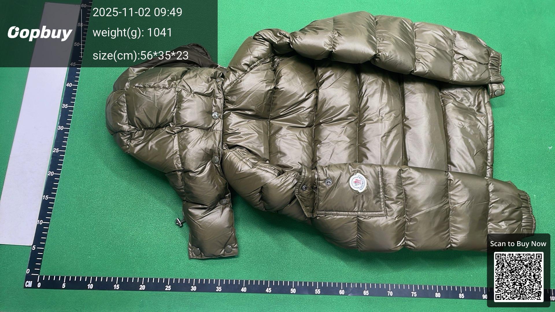 Foto QC 7 de Moncler Hybrid Puffer Jacket Down Hooded Black
