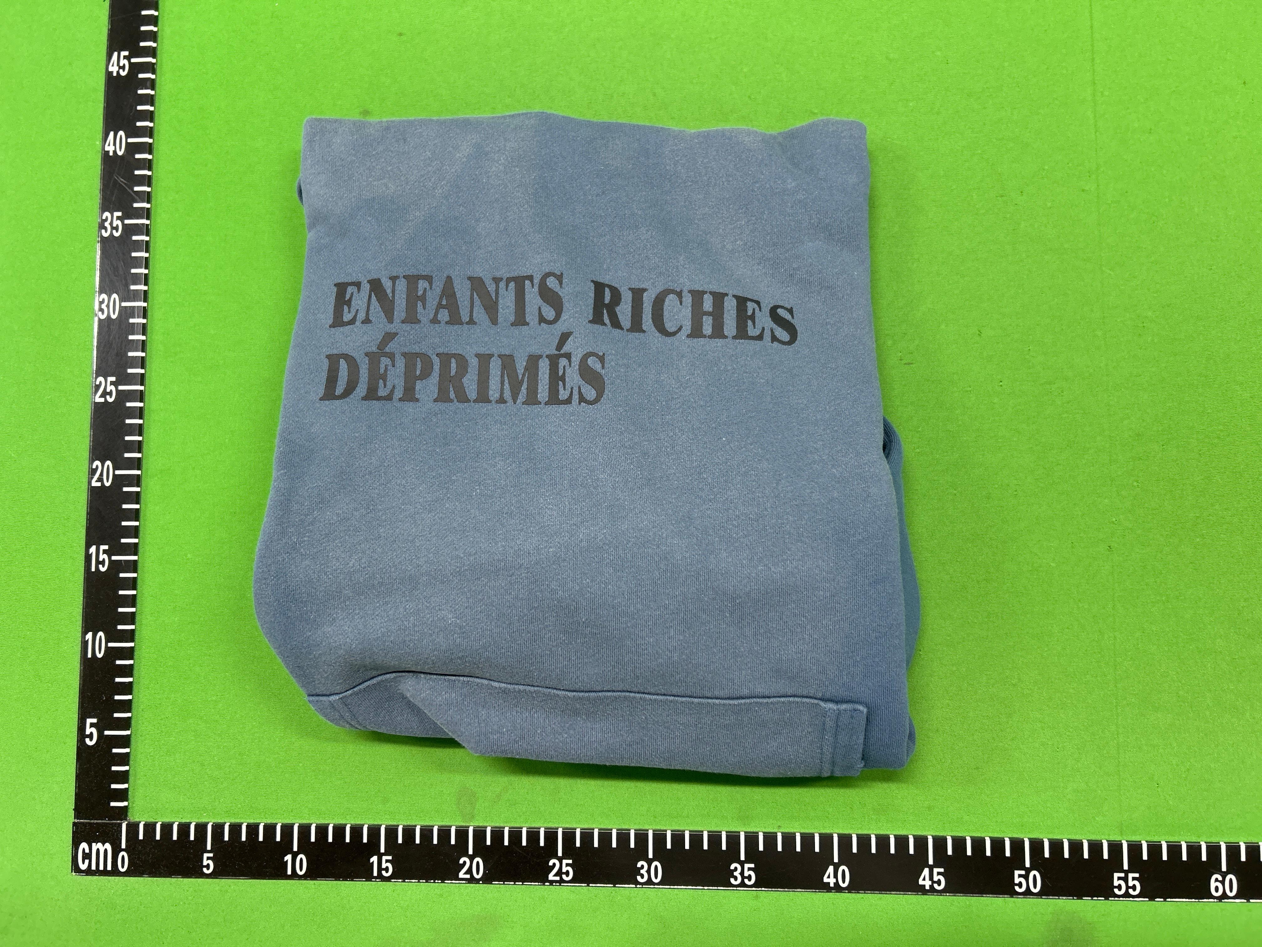 Foto QC 1 de Enfants Riches Déprimés Hooded Jacket Retro Character Avatar Print Black