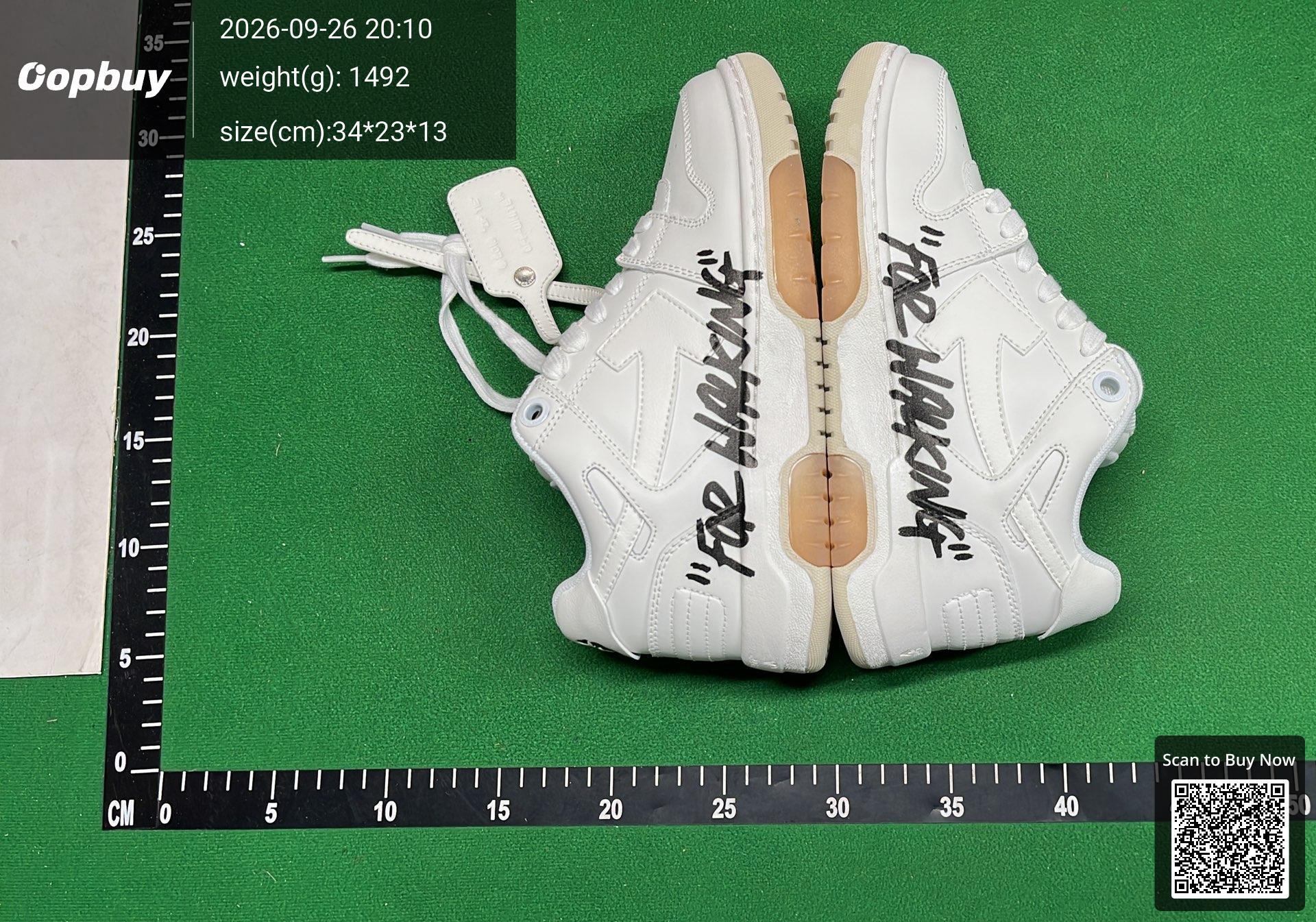 Foto QC 5 de Off-White Out Of Office Leather Sneakers Black White