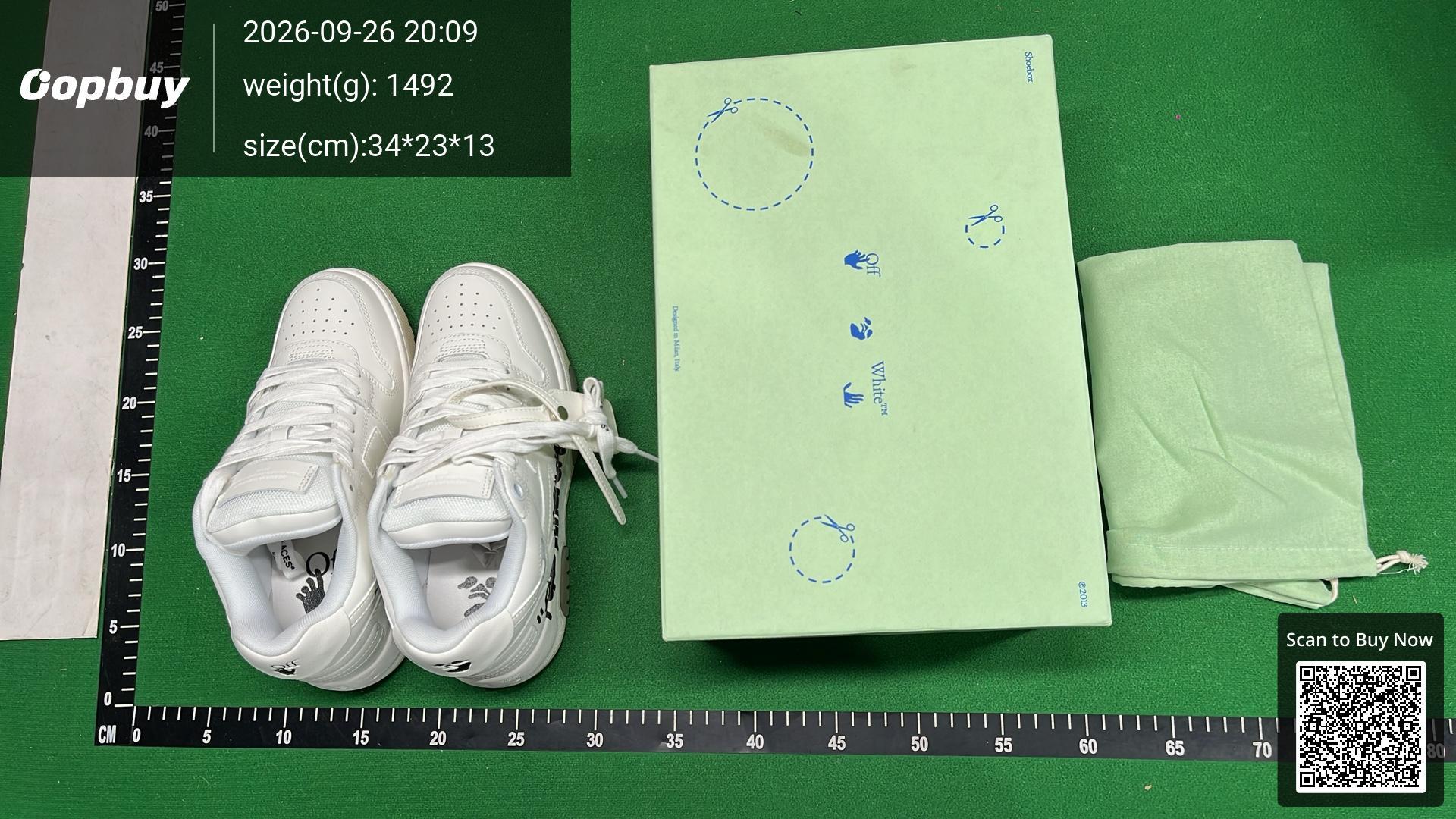 Foto QC 1 de Off-White Out Of Office Leather Sneakers Black White