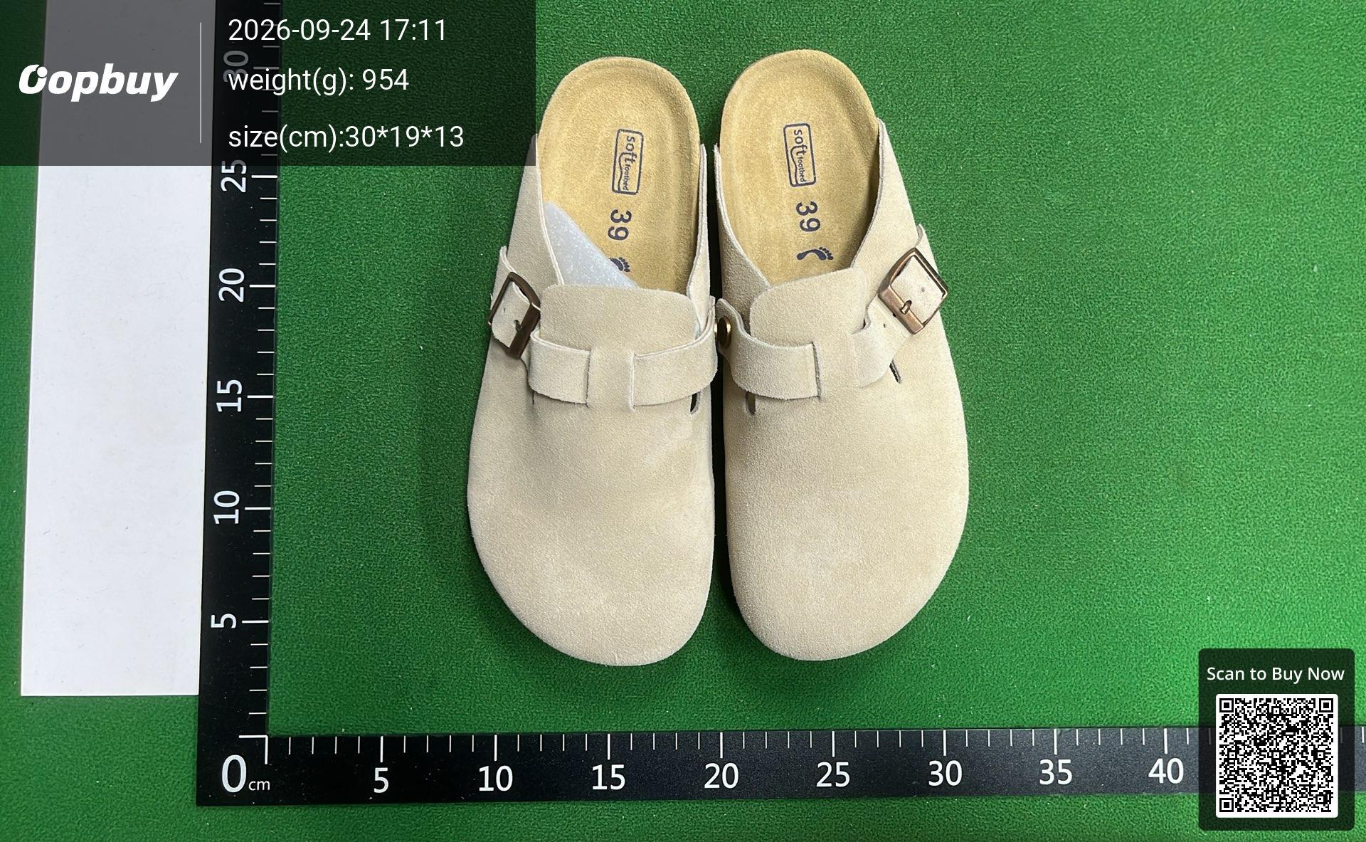 Foto QC 5 de Birkenstock Boston Suede Soft Footbed Taupe