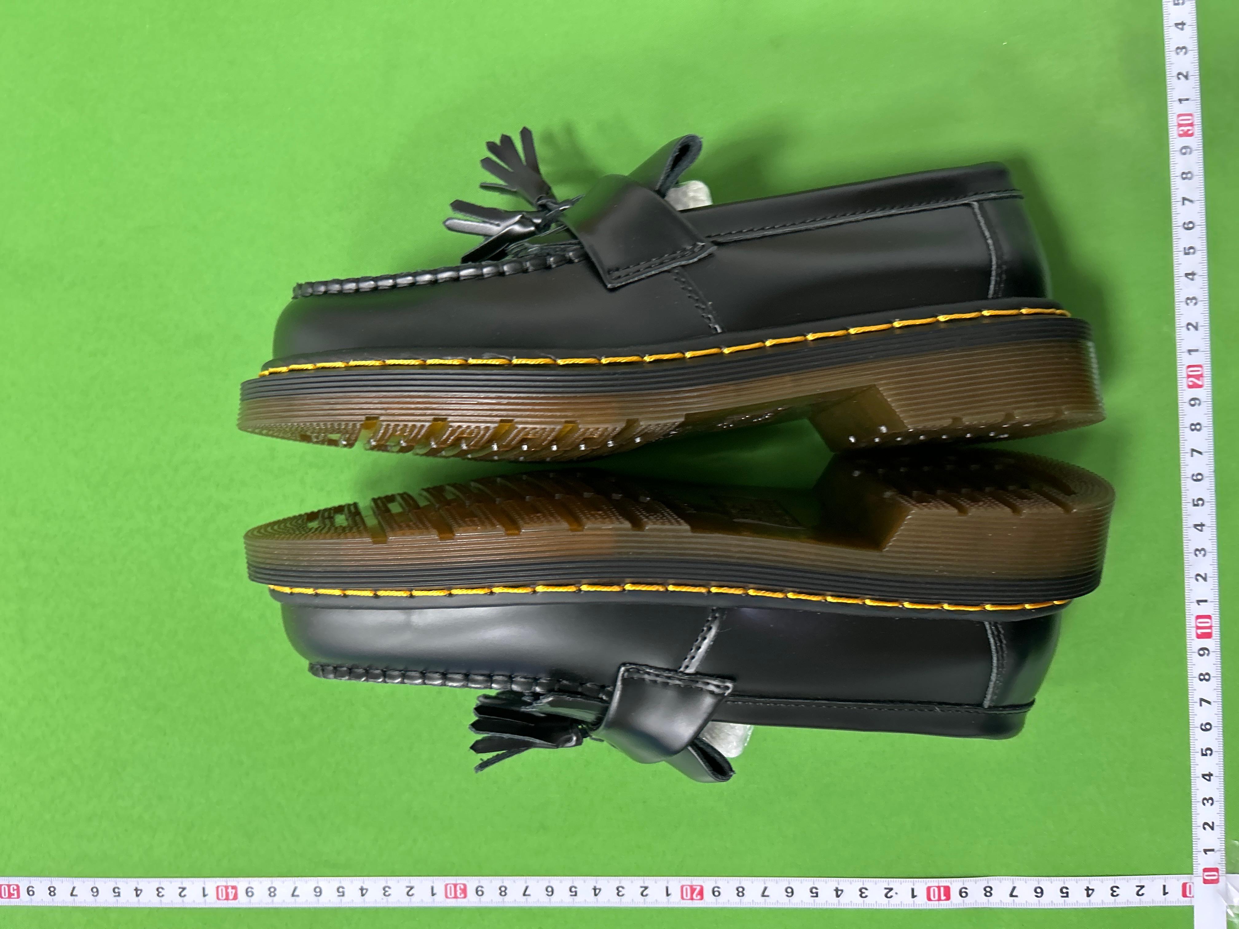 Foto QC 3 de Dr. Martens Adrian Leather Tassel Loafers Yellow Stitching