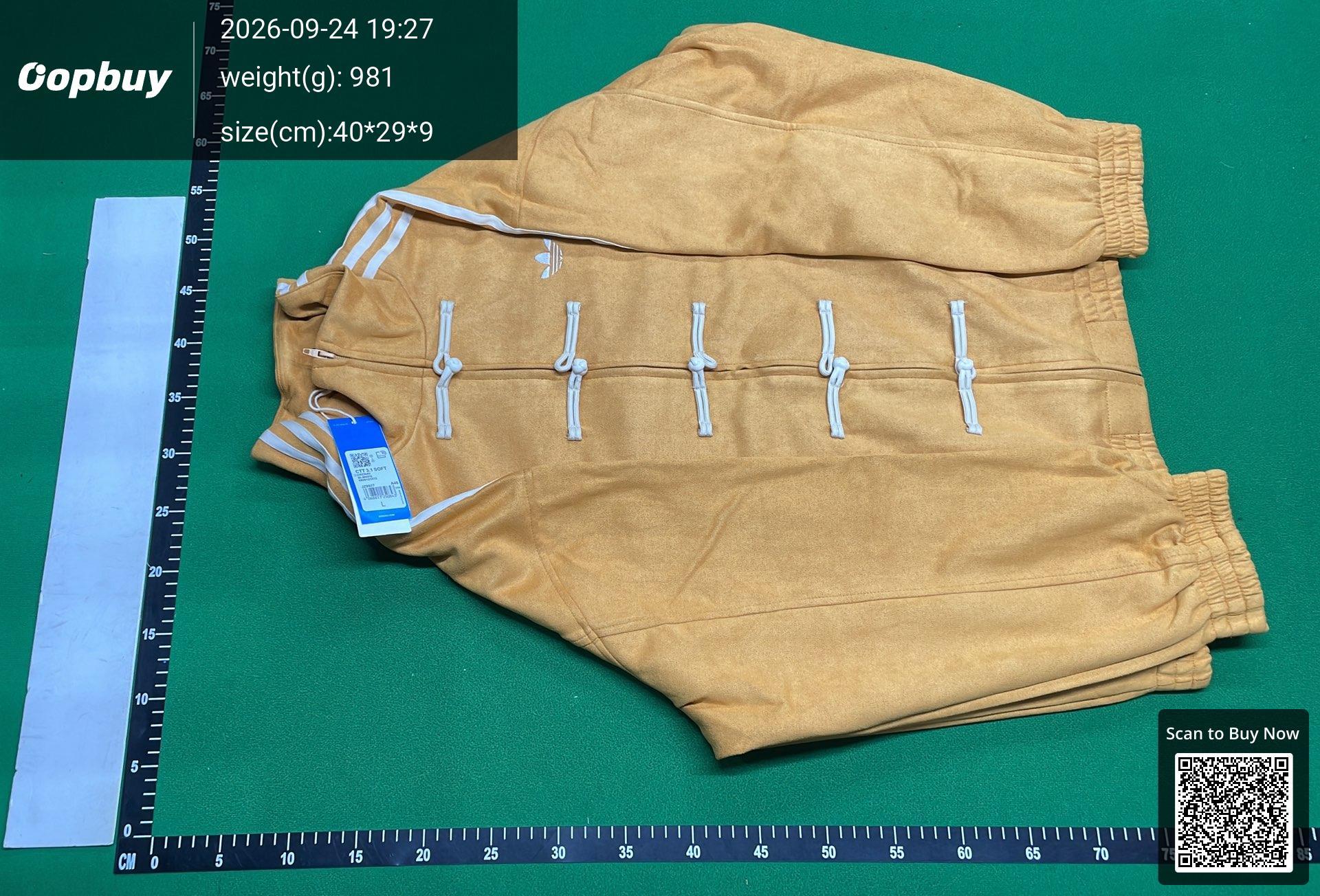 Foto QC 2 de adidas Originals Jacket Suede Tang Suit Frog Buttons Brown