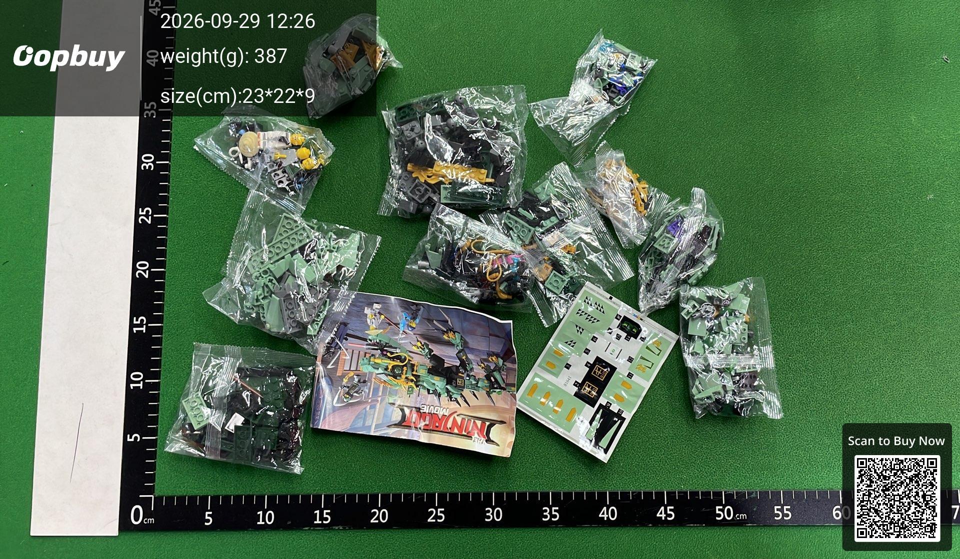 Foto QC 3 de Other Ninjago Masters of Spinjitzu Kai and Zane Snowmobile ABS Building Blocks Toy