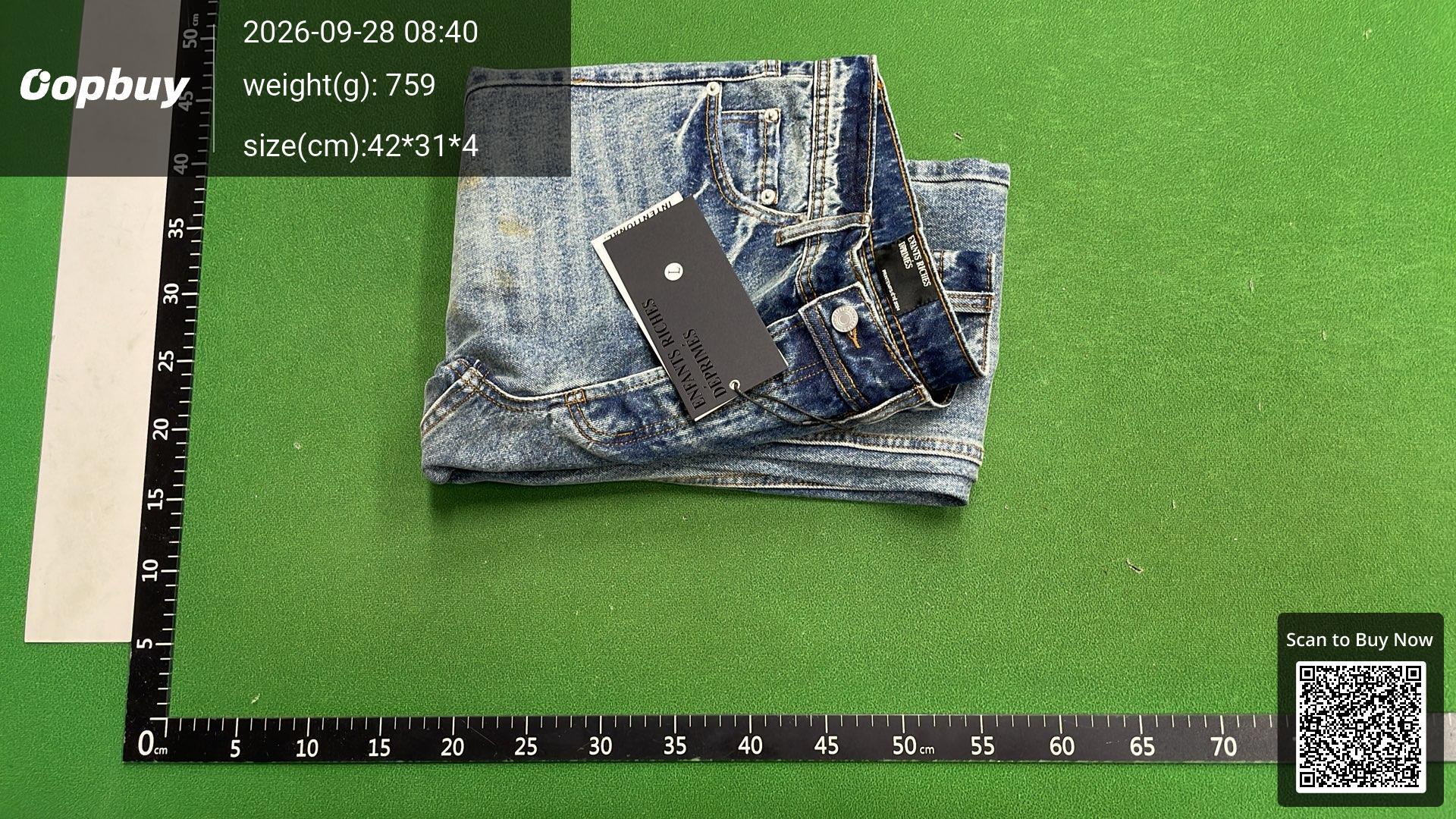 Foto QC 8 de Enfants Riches Déprimés Jeans Distressed Blue