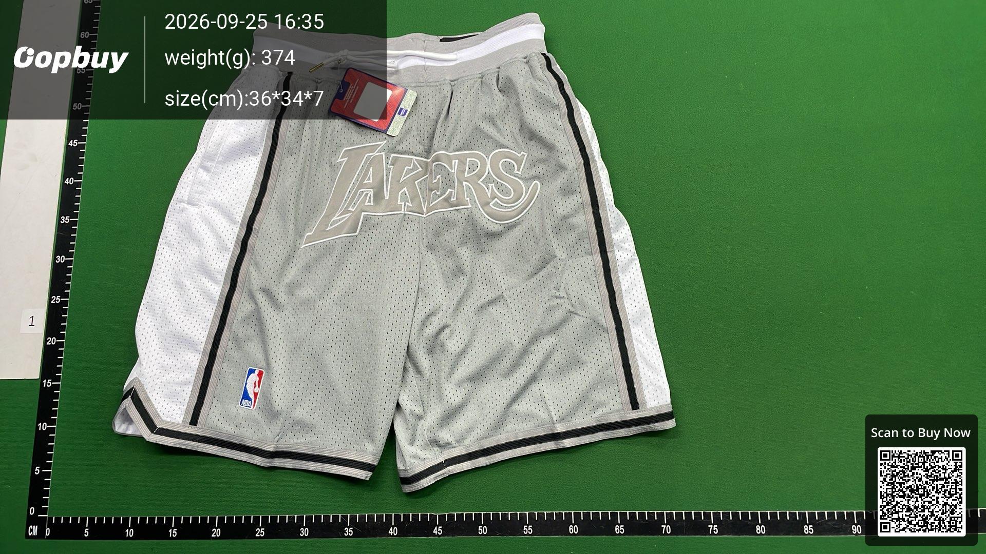 Foto QC 6 de NBA Los Angeles Lakers Year of the Tiger Basketball Shorts Mesh Purple Teal