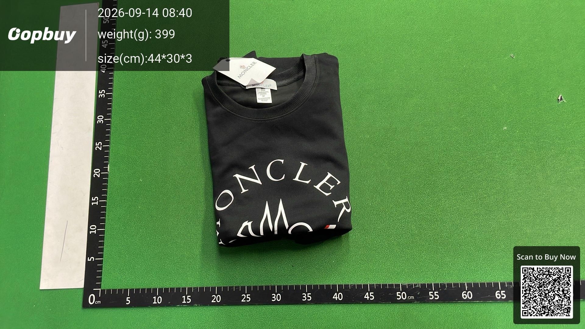 Foto QC 8 de Moncler Genius 1952 Crewneck Sweater World Boxing Logo Black