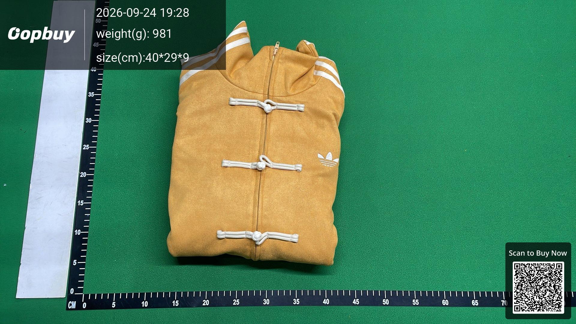 Foto QC 4 de adidas Originals Jacket Suede Tang Suit Frog Buttons Brown