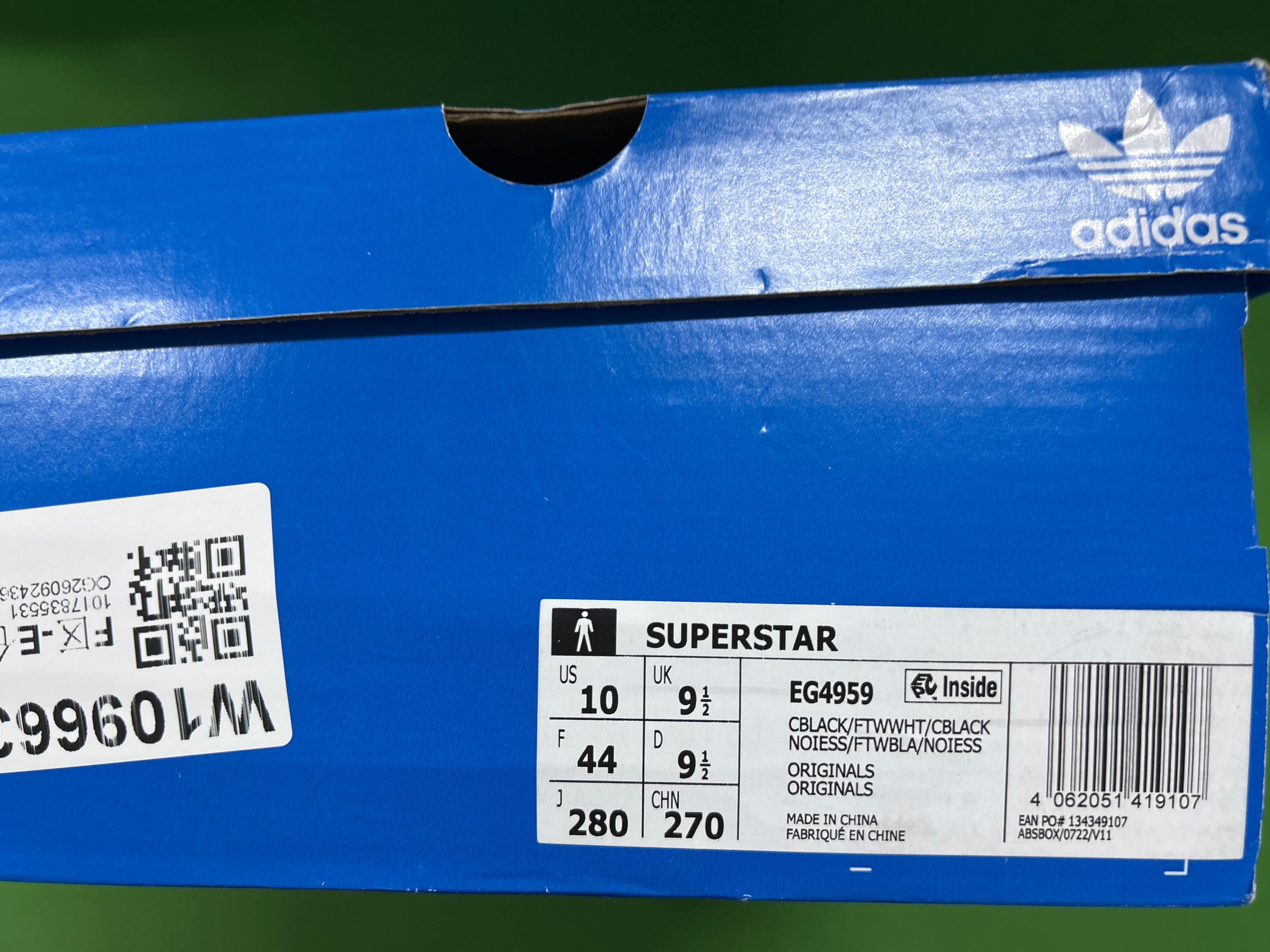 Foto QC 1 de adidas Superstar Low Core Black White EG4959