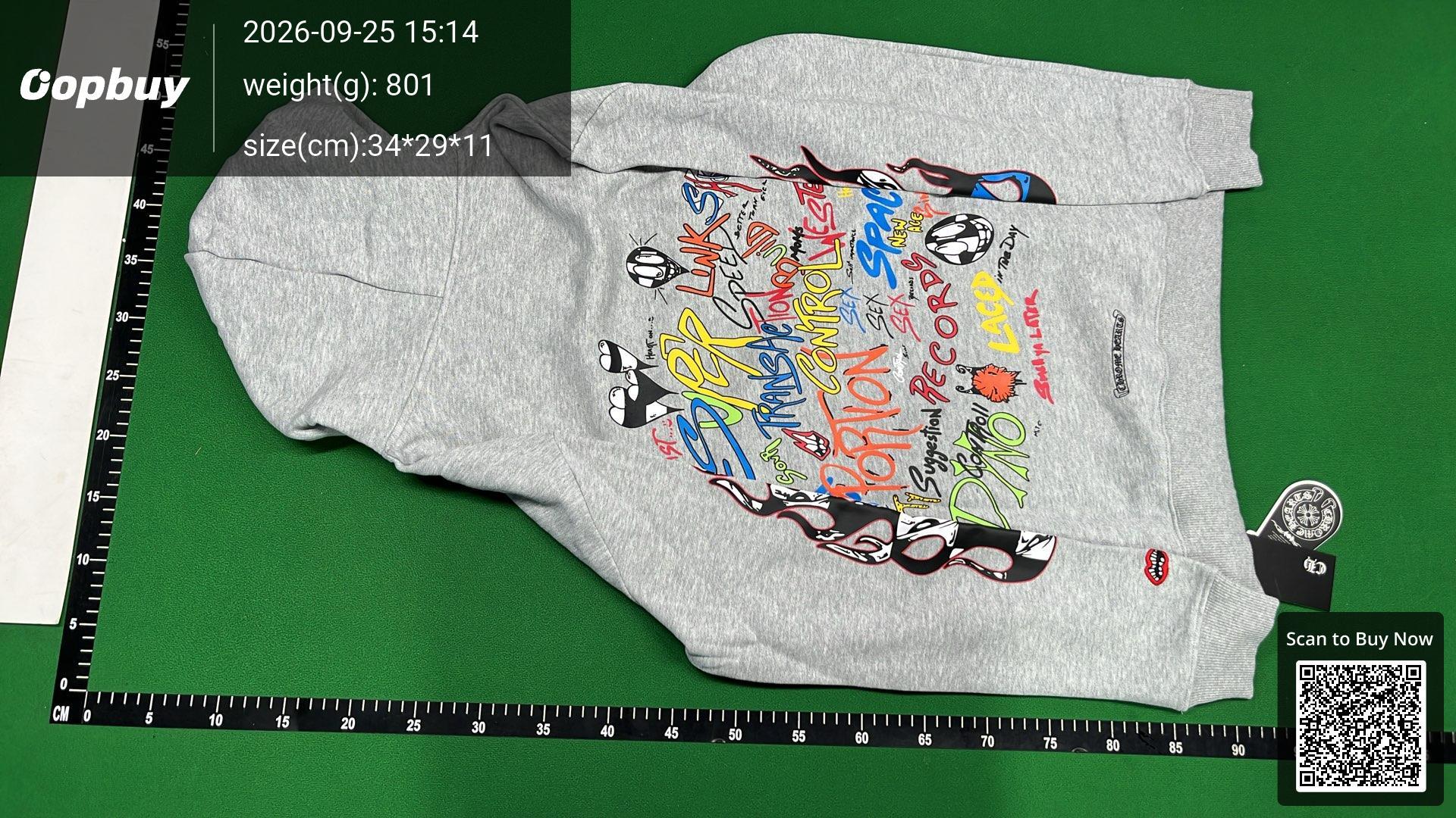 Foto QC 7 de Chrome Hearts Matty Boy Space Sweater Blue