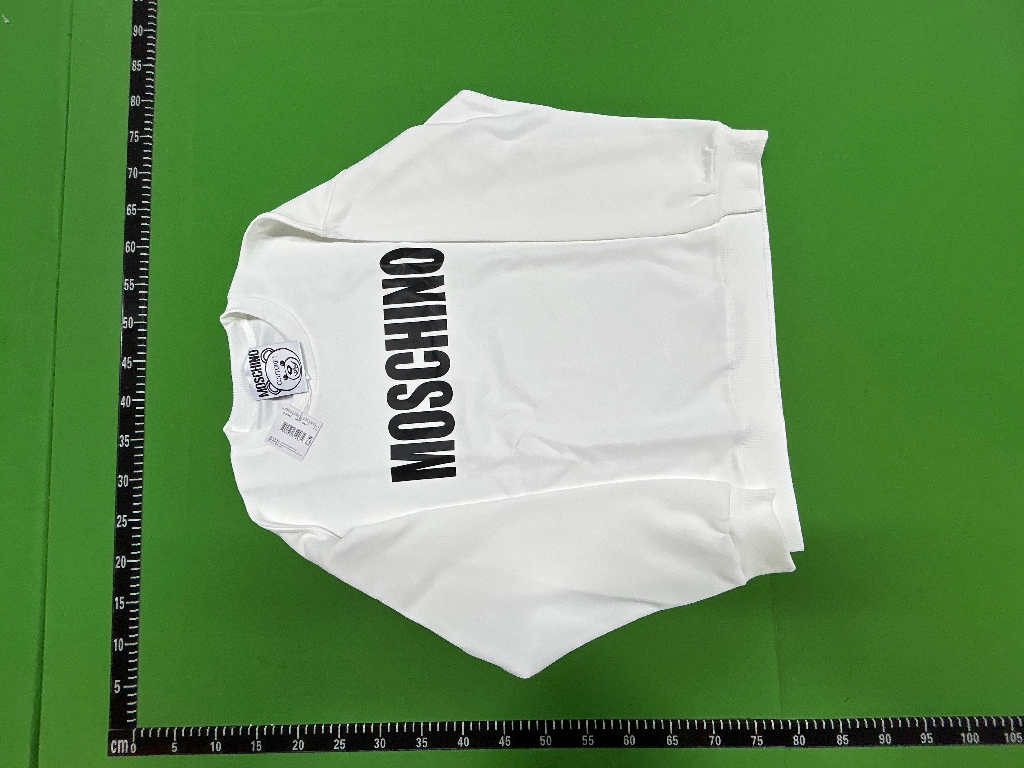 Foto QC 8 de Moschino Swim Bear Graphic Crewneck Sweater White