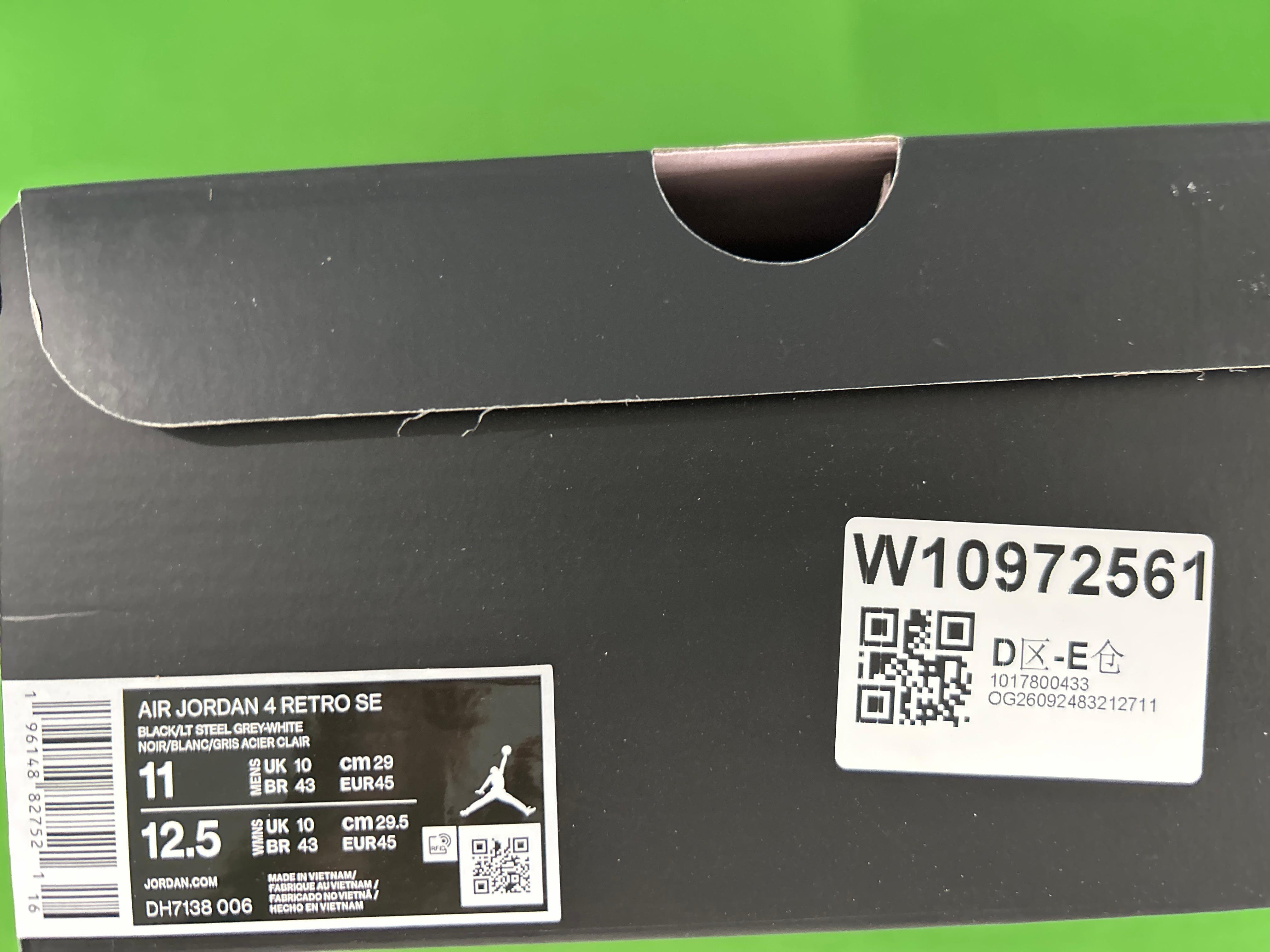 Foto QC 1 de Jordan 4 Retro Black Cat CU1110-010