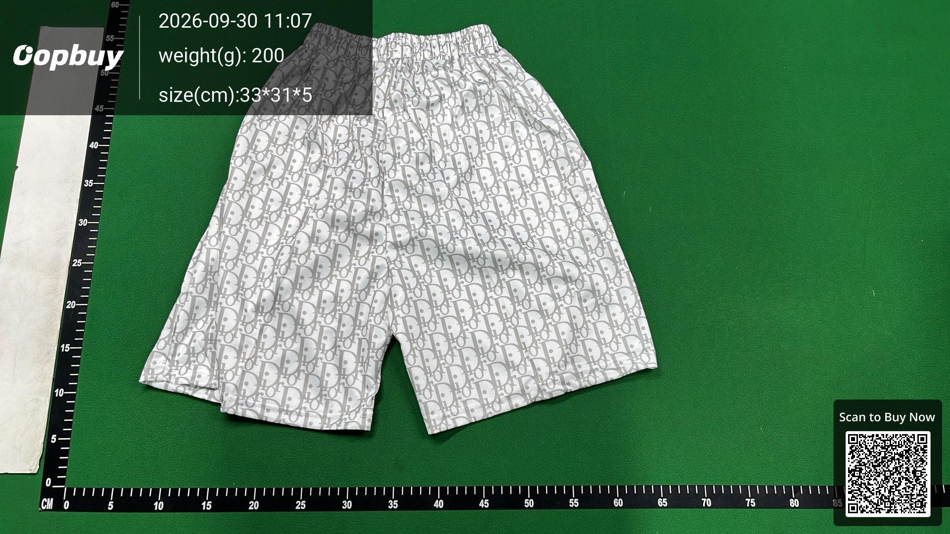 Foto QC 3 de Dior Oblique Shorts Grey White