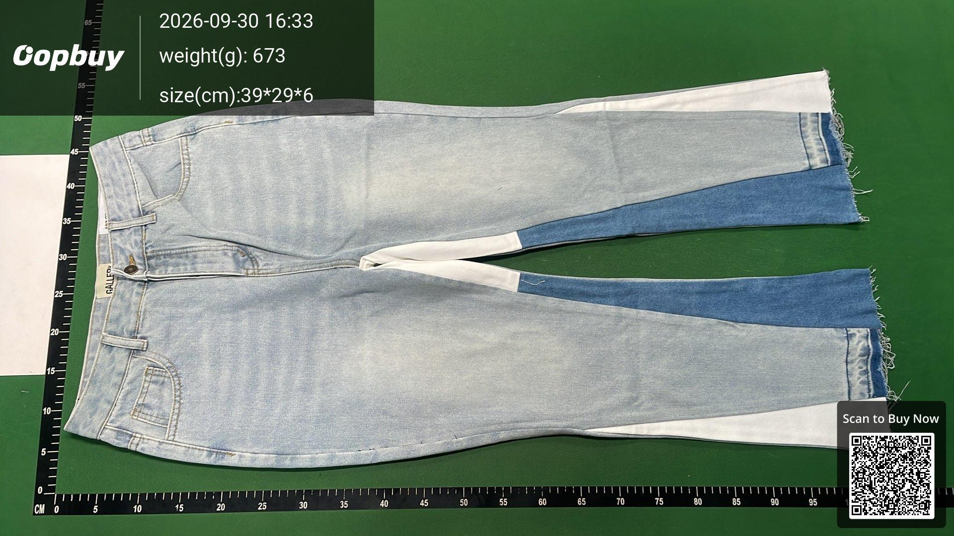 Foto QC 2 de Zara Jeans High Rise Contrast Blue