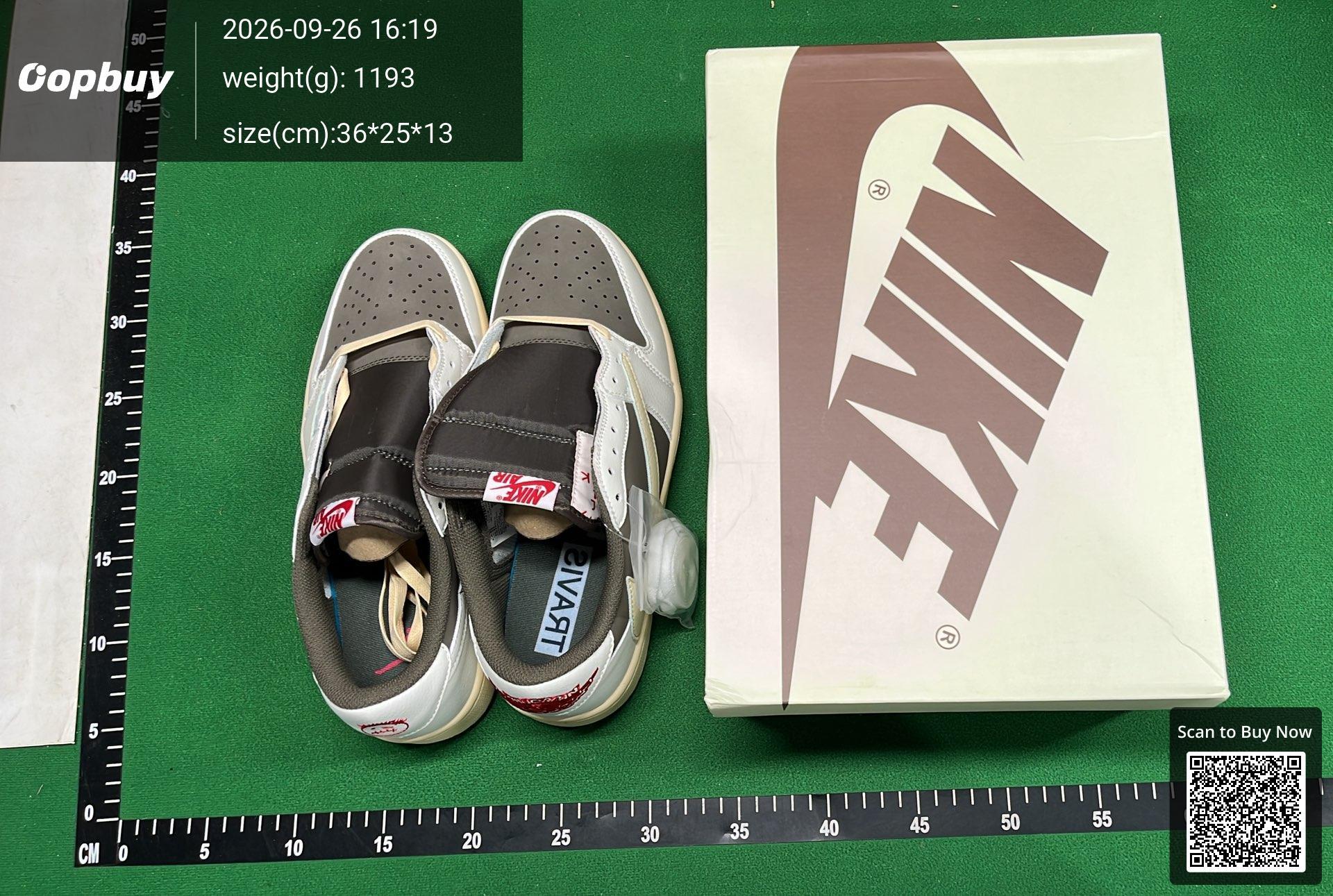 Foto QC 1 de Jordan 1 Retro High OG SP Travis Scott Mocha CD4487-100