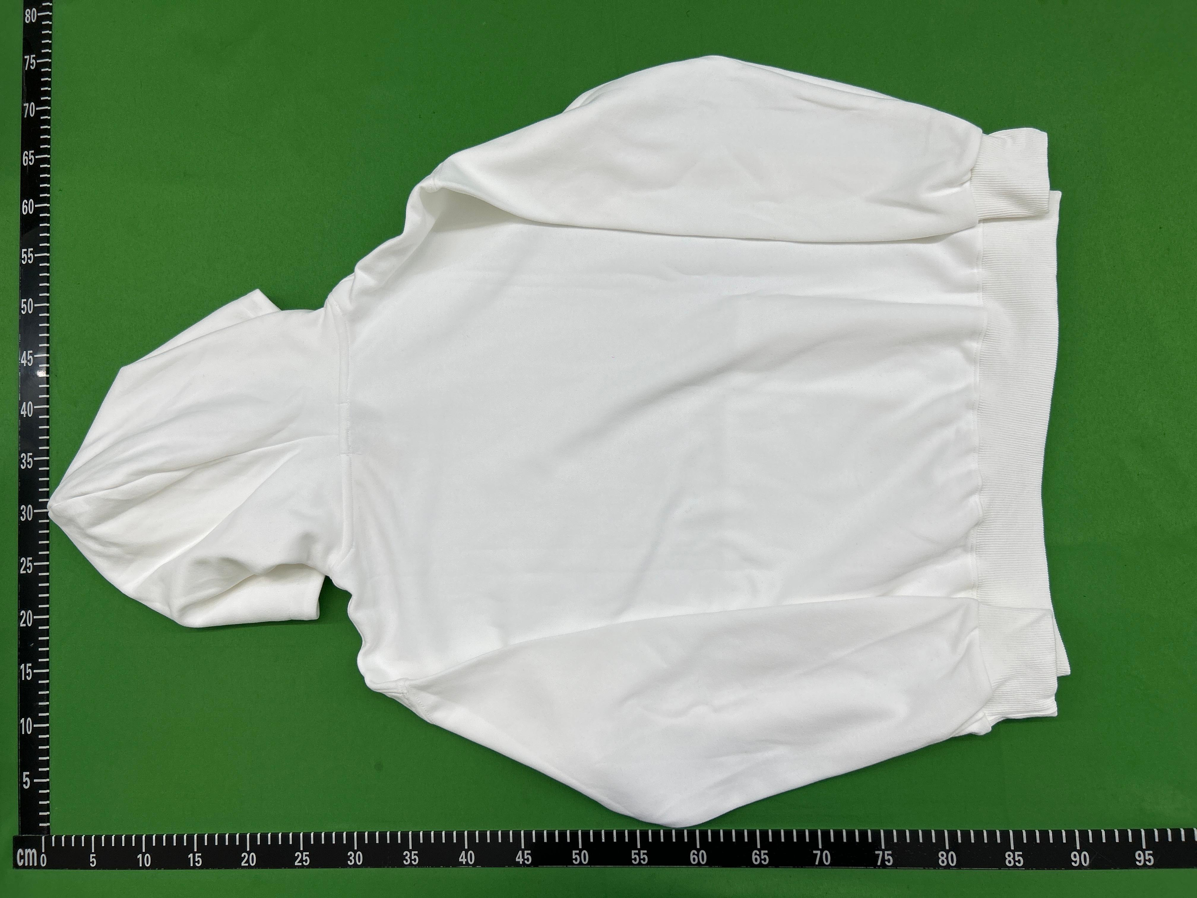 Foto QC 4 de Balenciaga Hoodie BB Spray Paint Logo White