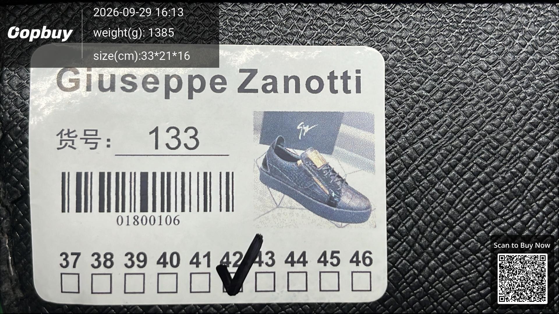 Foto QC 2 de Giuseppe Zanotti Frankie Leather Low Top Sneakers Black Patent Gold Zips