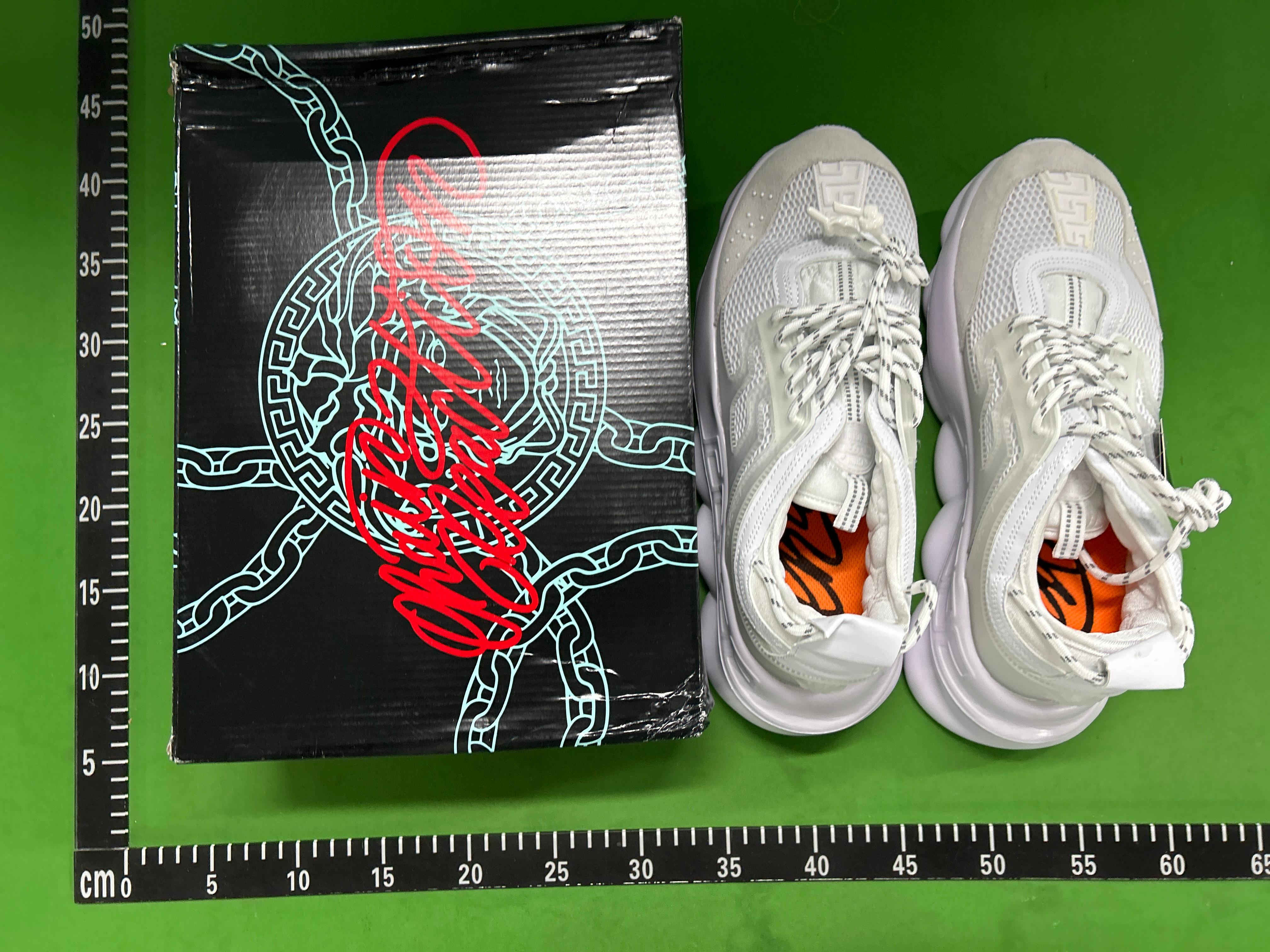 Foto QC 2 de Versace Chain Reaction Platform Sneakers Black DSU7071E D7CTO