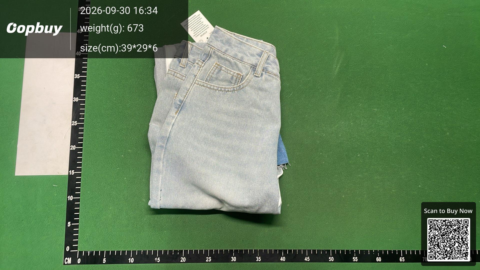 Foto QC 4 de Zara Jeans High Rise Contrast Blue