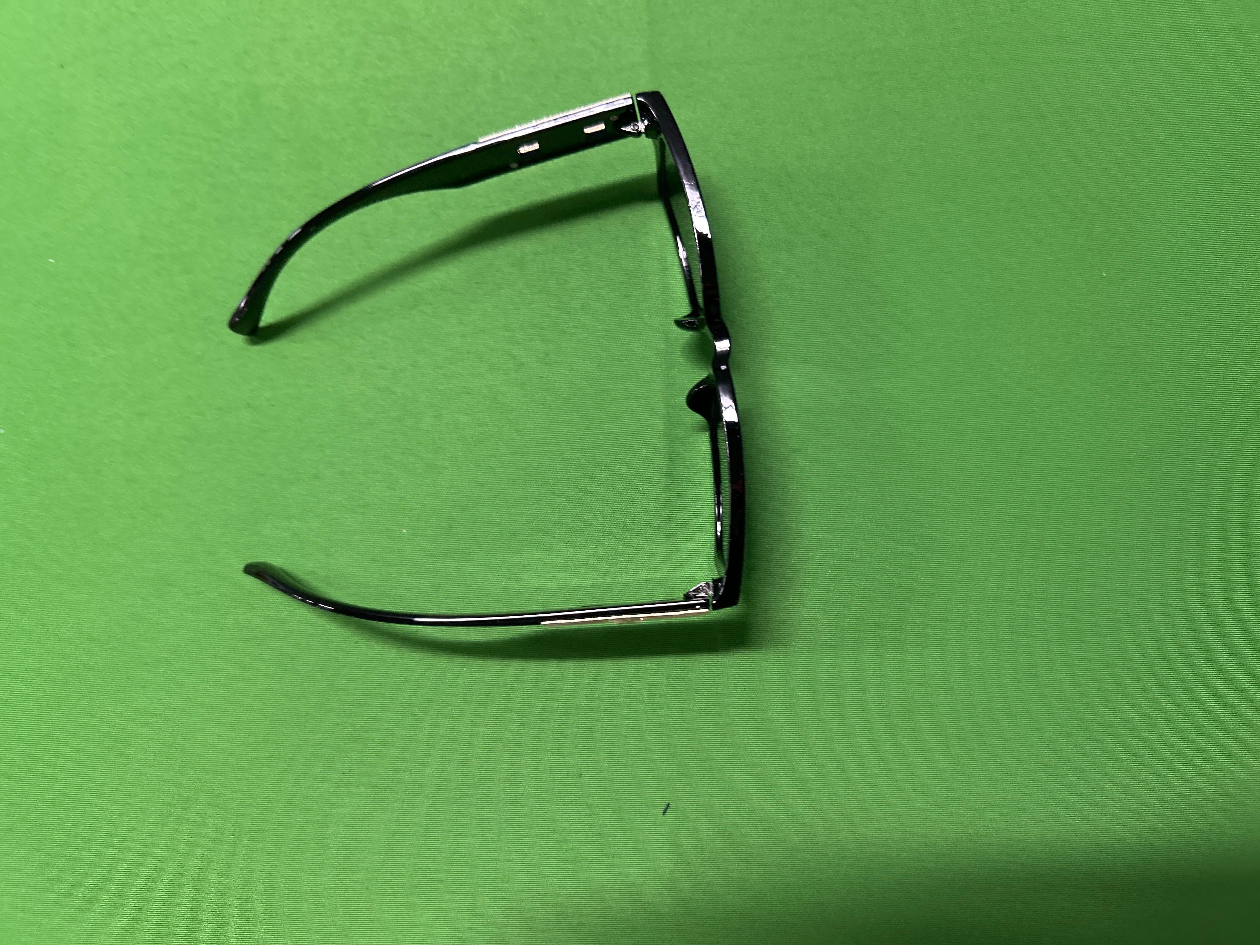 Foto QC 4 de Versace Rectangle Acetate Sunglasses Grey Black (LH197 18050-12)