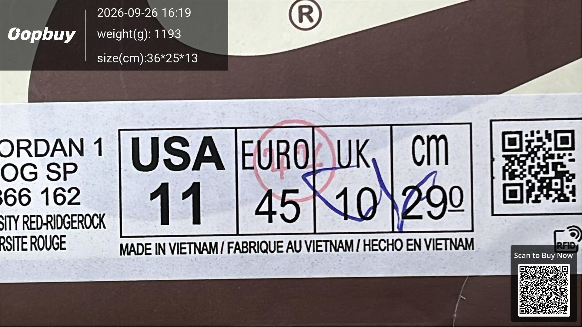 Foto QC 2 de Jordan 1 Retro High OG SP Travis Scott Mocha CD4487-100