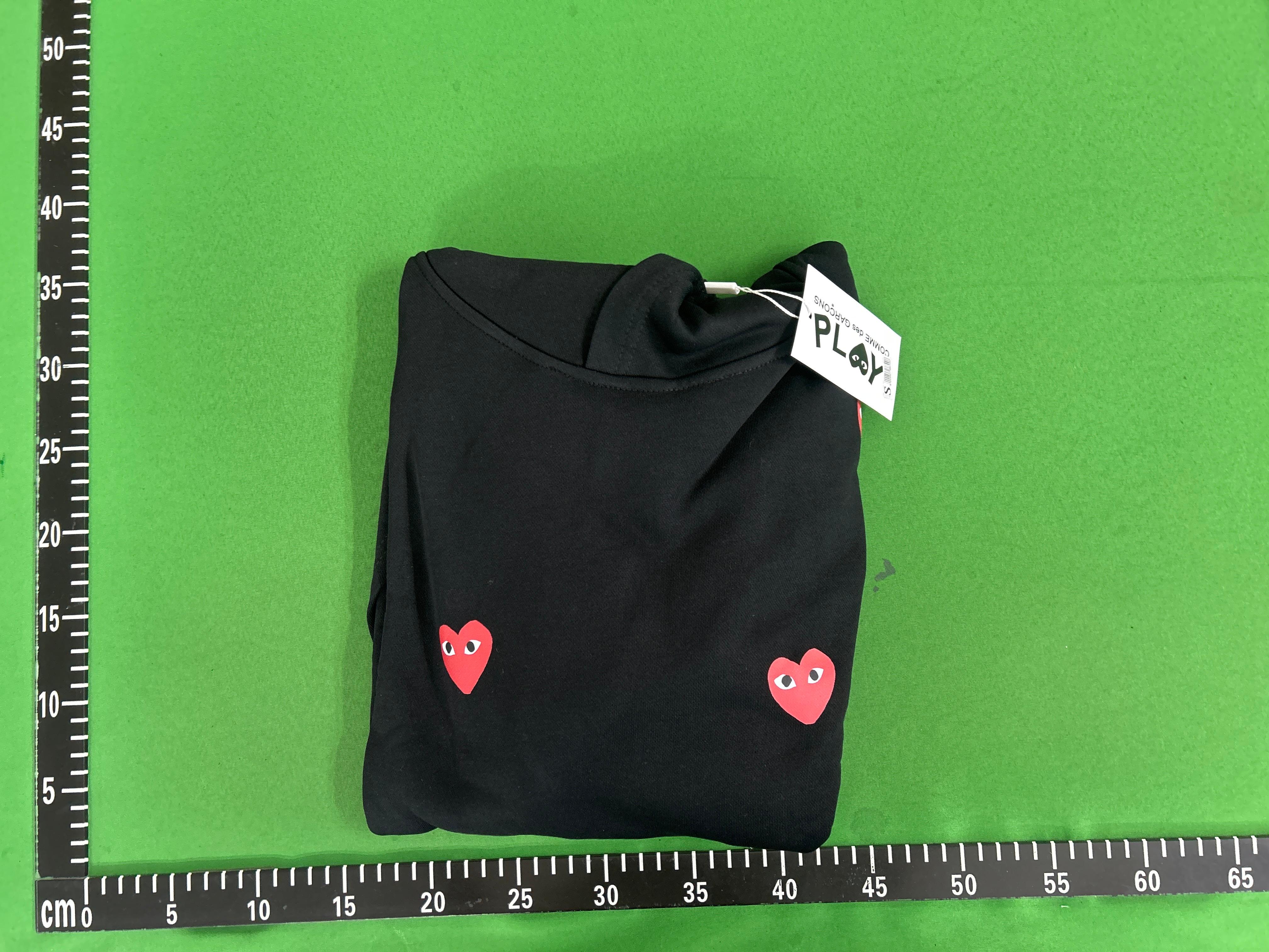 Foto QC 5 de Comme des Garçons Play Floral Heart Logo Hoodie Black
