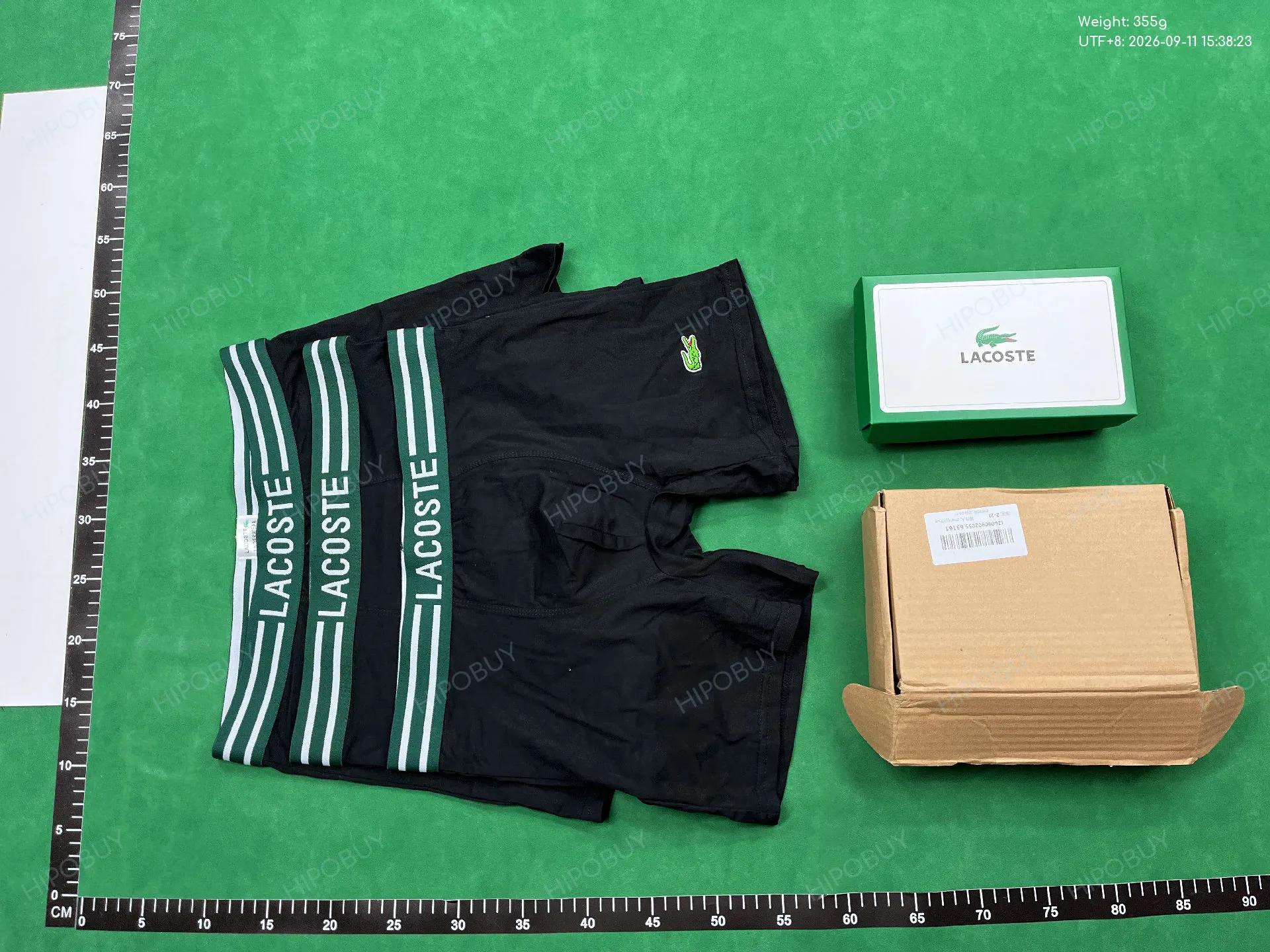 Foto QC 4 de Lacoste Underwear Cotton Long Boxer Briefs Navy
