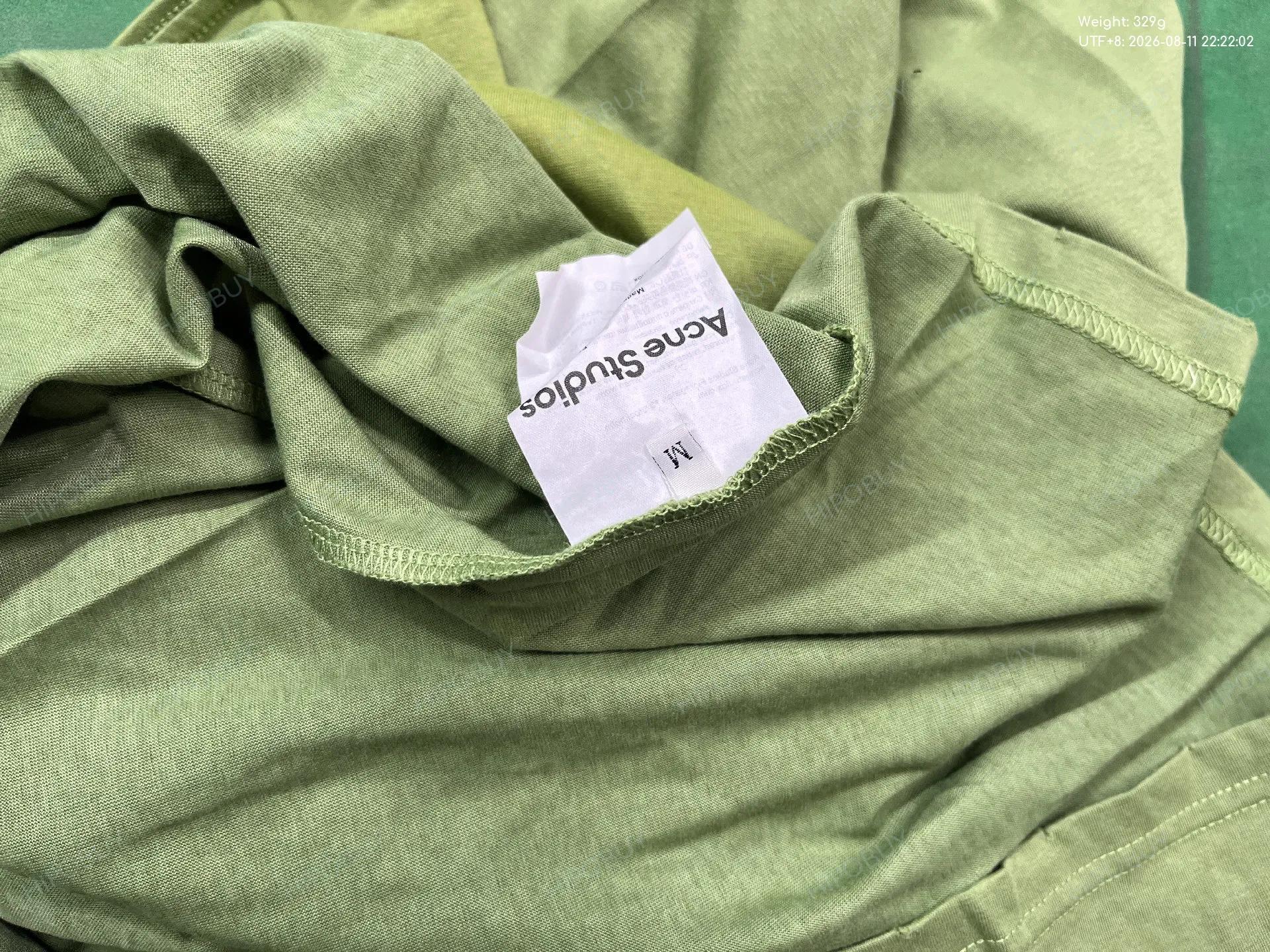 Foto QC 1 de Acne Studios T-shirt Stockholm 1996 Logo Navy