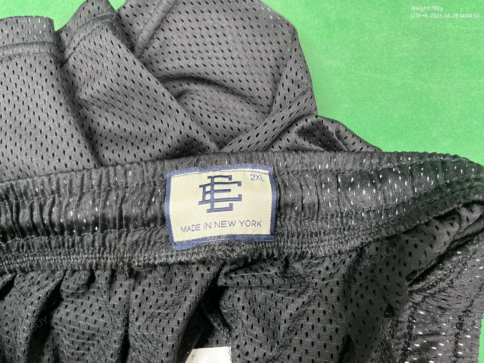 Foto QC 5 de Eric Emanuel EE Basketball Shorts Mesh Black Red