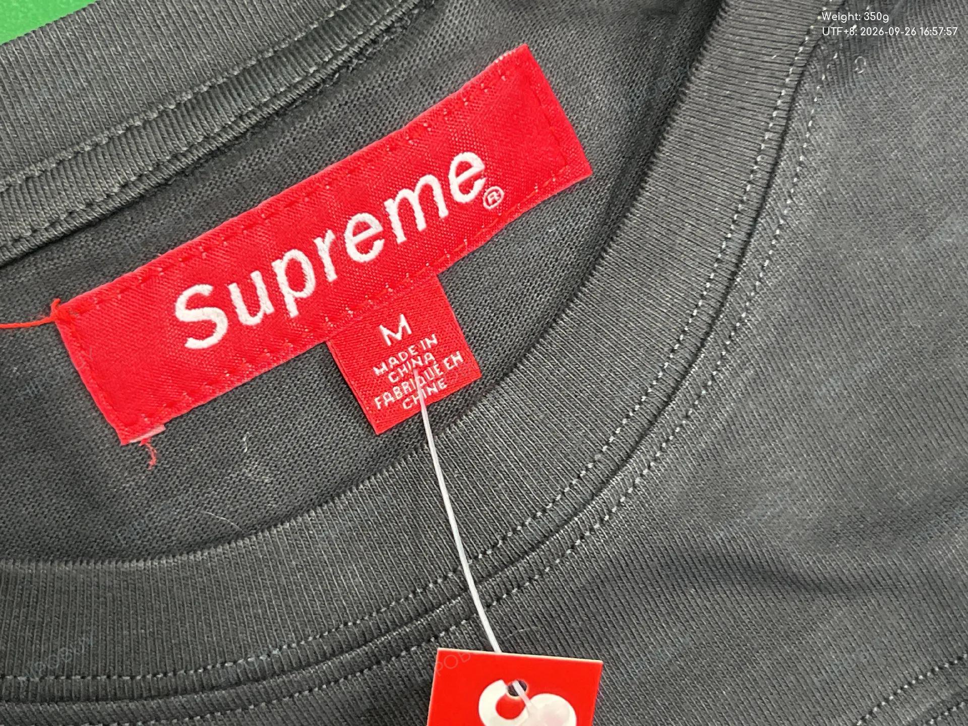 Foto QC 5 de Supreme 2024 Long Sleeve Number 8 Football Jersey White